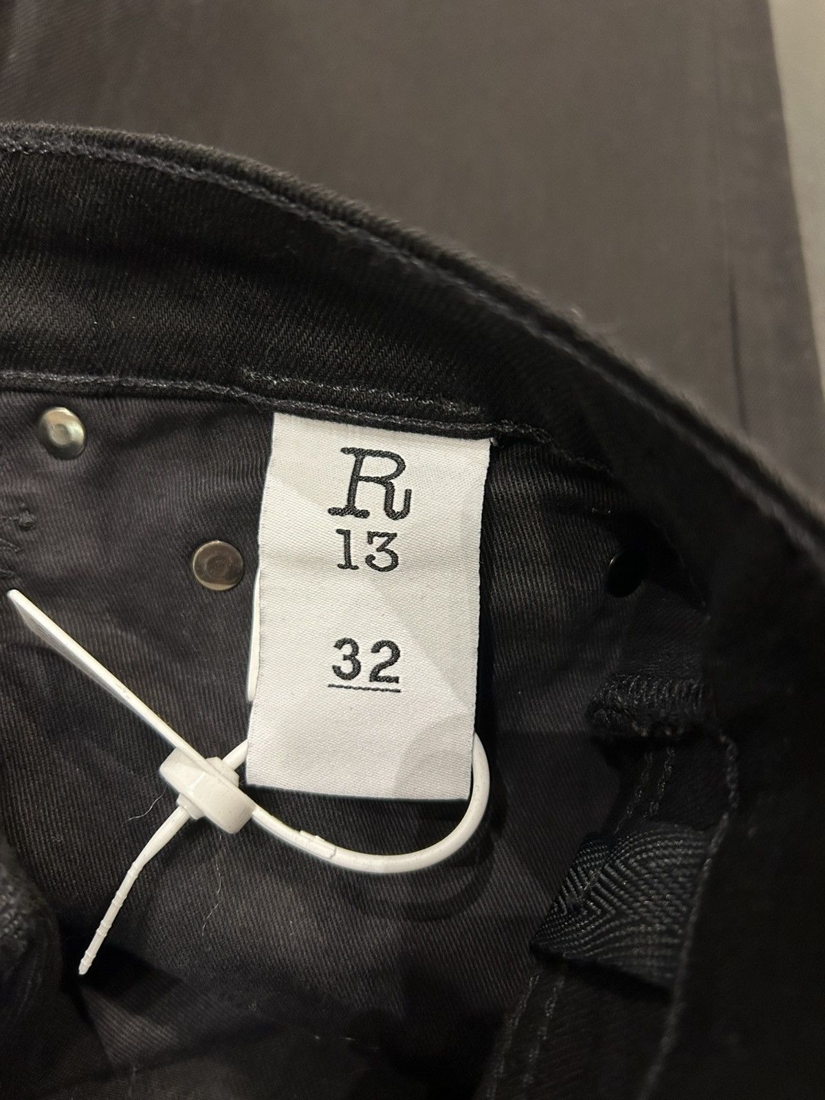 R13 R13 Black Denim Jeans Size US 32 / EU 48 - 4 Thumbnail