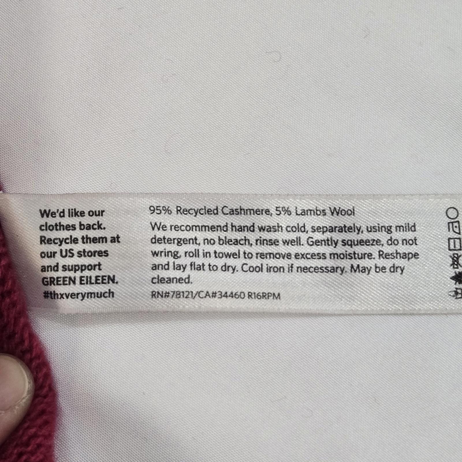 Eileen Fisher Eileen Fisher Cashmere Sweater Red Womens Size XXS Size XXS / US 00 / IT 34 - 10 Thumbnail