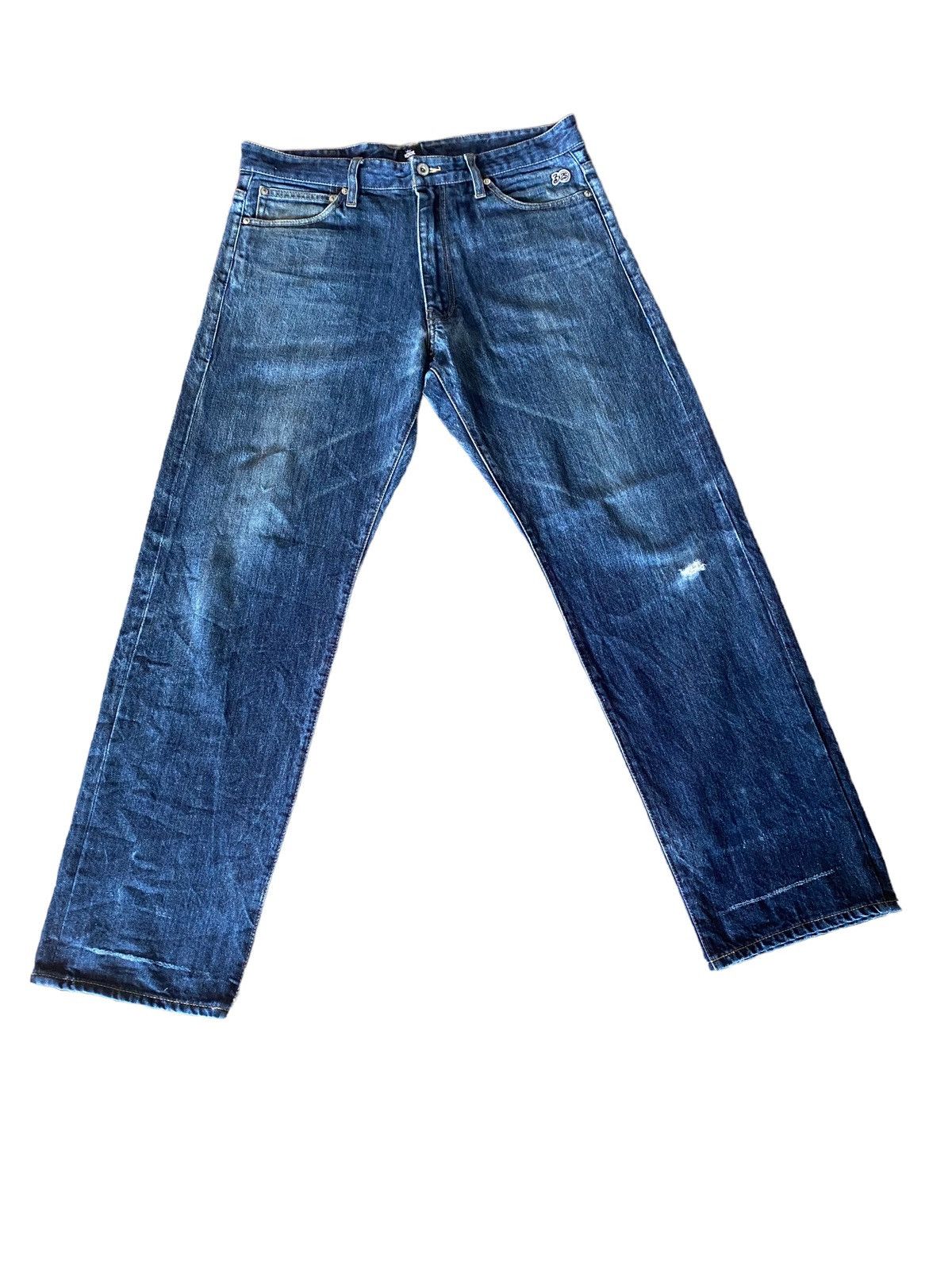 Other 🔥🔥Stussy XXX Rare Design Style Distressed Denim Pants Size US 36 / EU 52 - 2 Thumbnail
