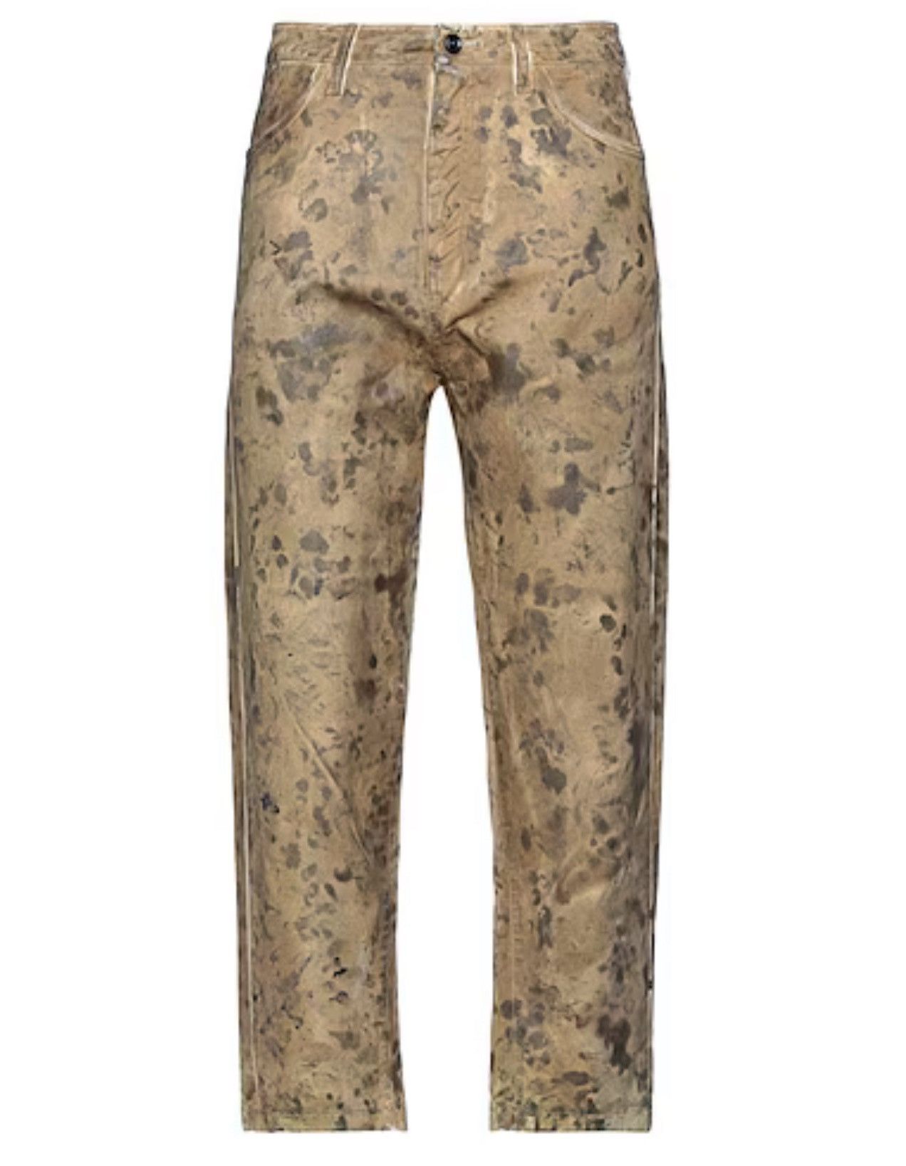 Nostra Santissima NostraSantissima “Brown Spot” 5-Pocket Over Fit Pants – 54IT Size US 38 / EU 54 - 1 Thumbnail