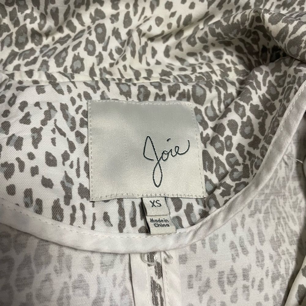 Joie Joie Barker Leopard-Print Tech Cotton Jacket Size XS Size XS / US 0-2 / IT 36-38 - 8 Thumbnail