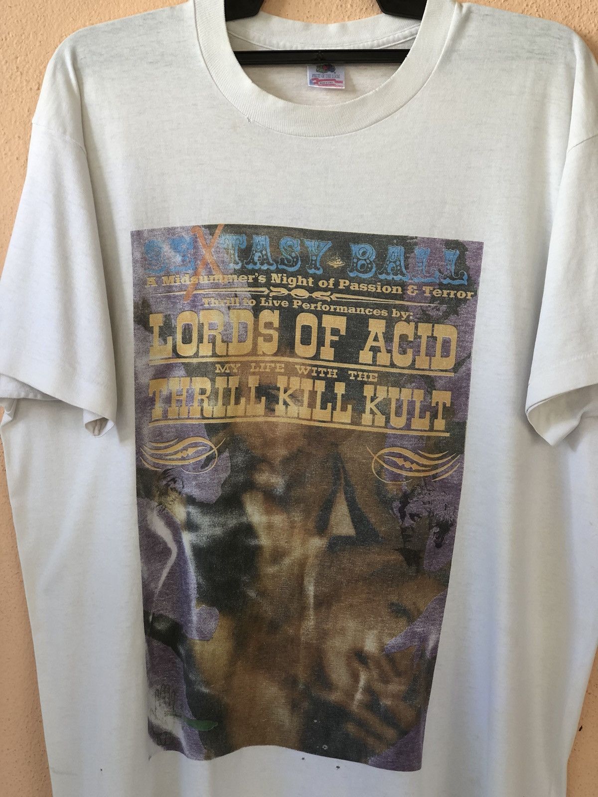 Band Tees Vintage 90s LORD OF ACID Electronic Band Tee Size US XL / EU 56 / 4 - 3 Thumbnail