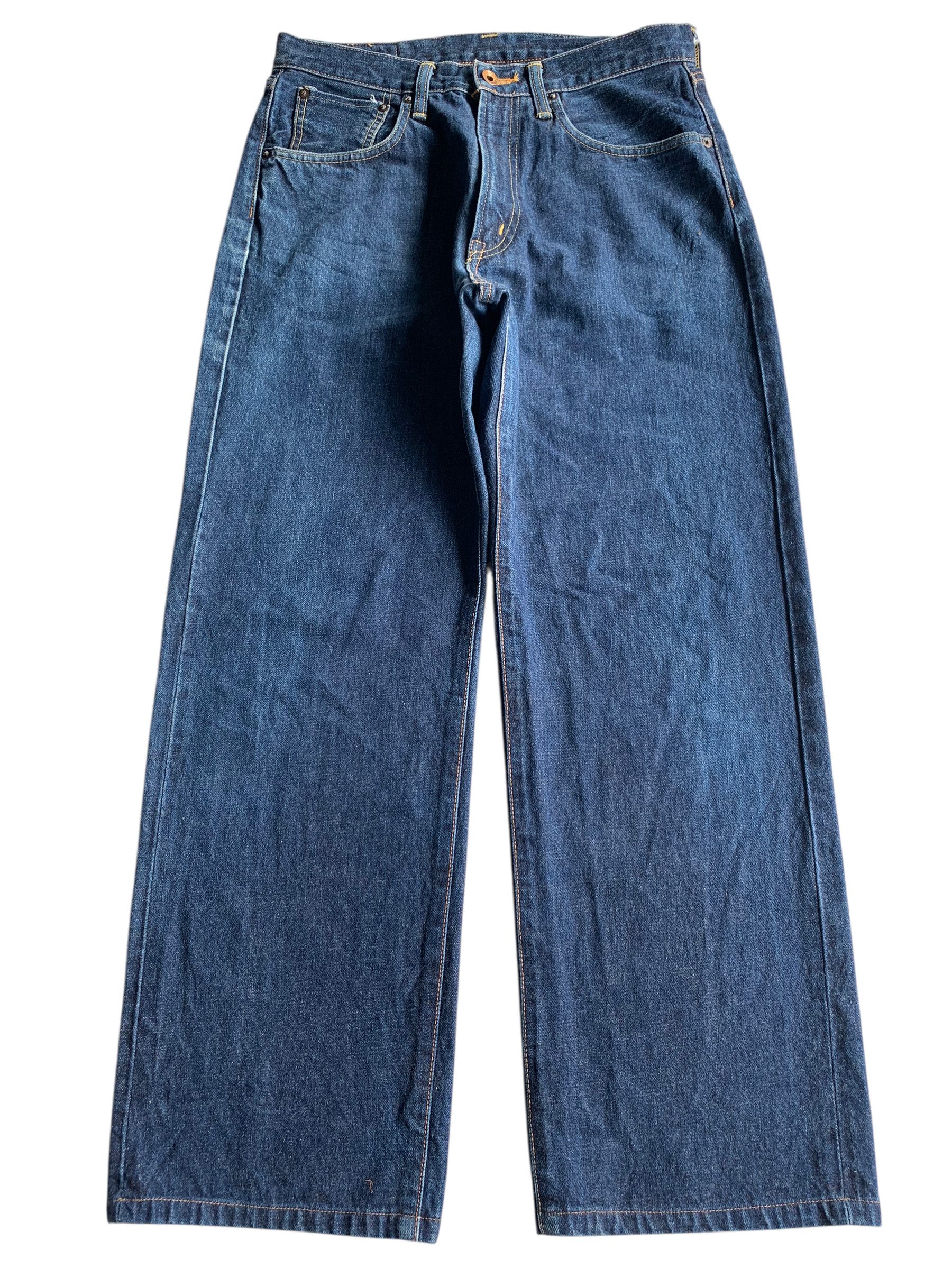 Edwin VINTAGE EDWIN 505 BAGGY SELVEDGE JAPANESE DENIM Size US 30 / EU 46 - 5 Thumbnail