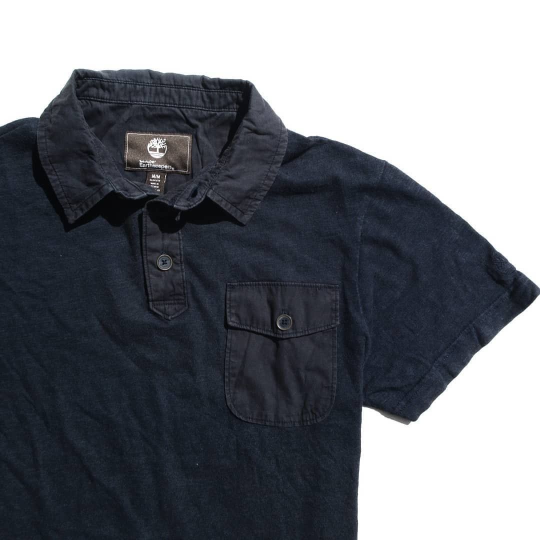 Timberland Timberland earthkeepers Black Polo Shirt Size Medium Size US M / EU 48-50 / 2 - 2 Thumbnail