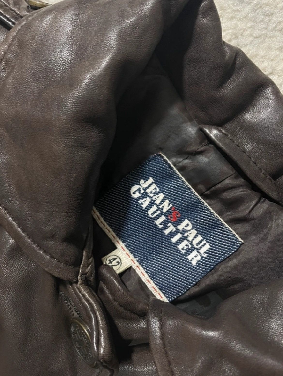 Jean Paul Gaultier Leather Military Trench by Jean Paul Gaultier Size M / US 6-8 / IT 42-44 - 7 Thumbnail