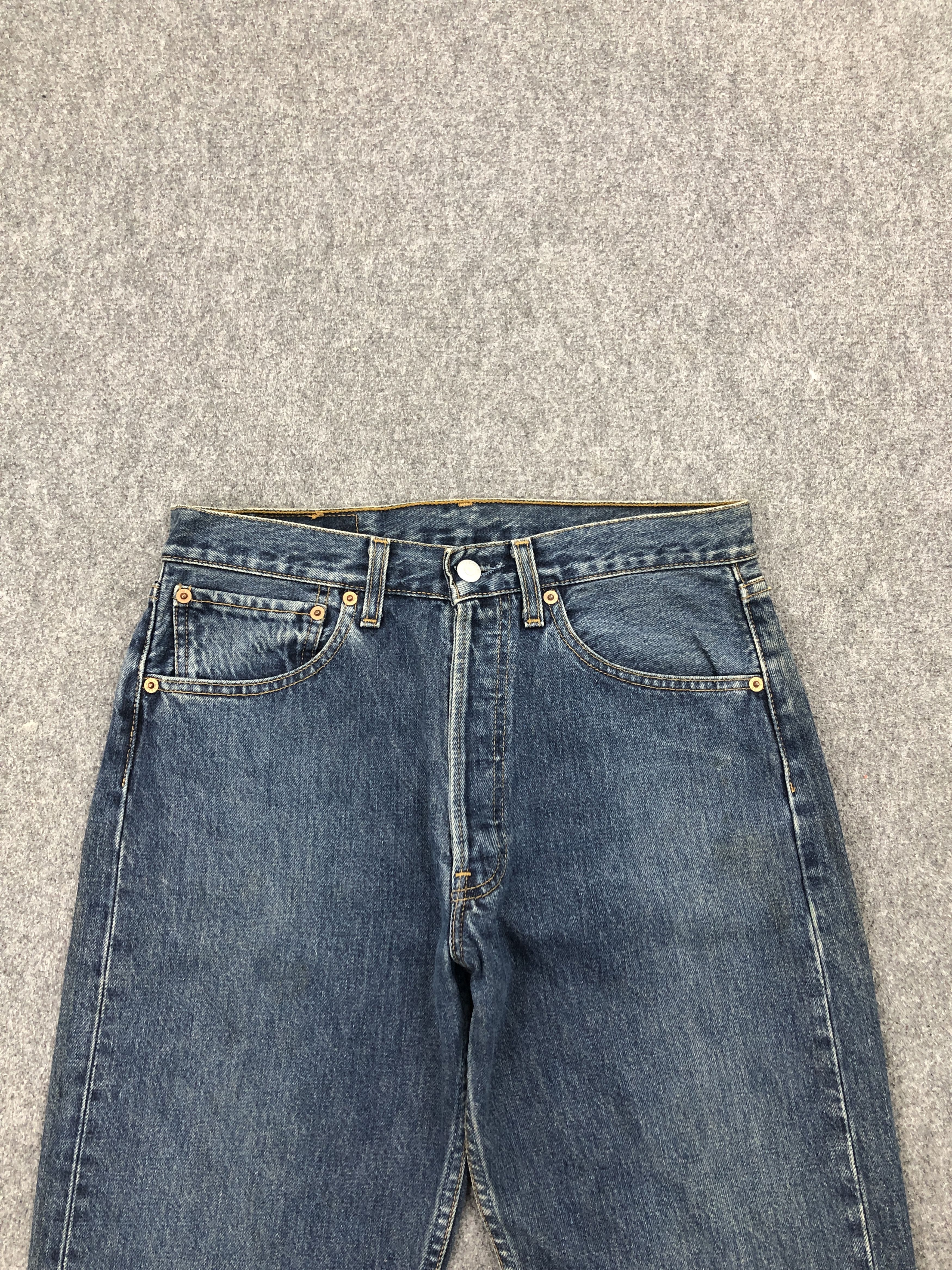 Levi's × Vintage Denim Blue Vintage 90s Levi's 501 Jeans Size US 30 / EU 46 - 2 Thumbnail