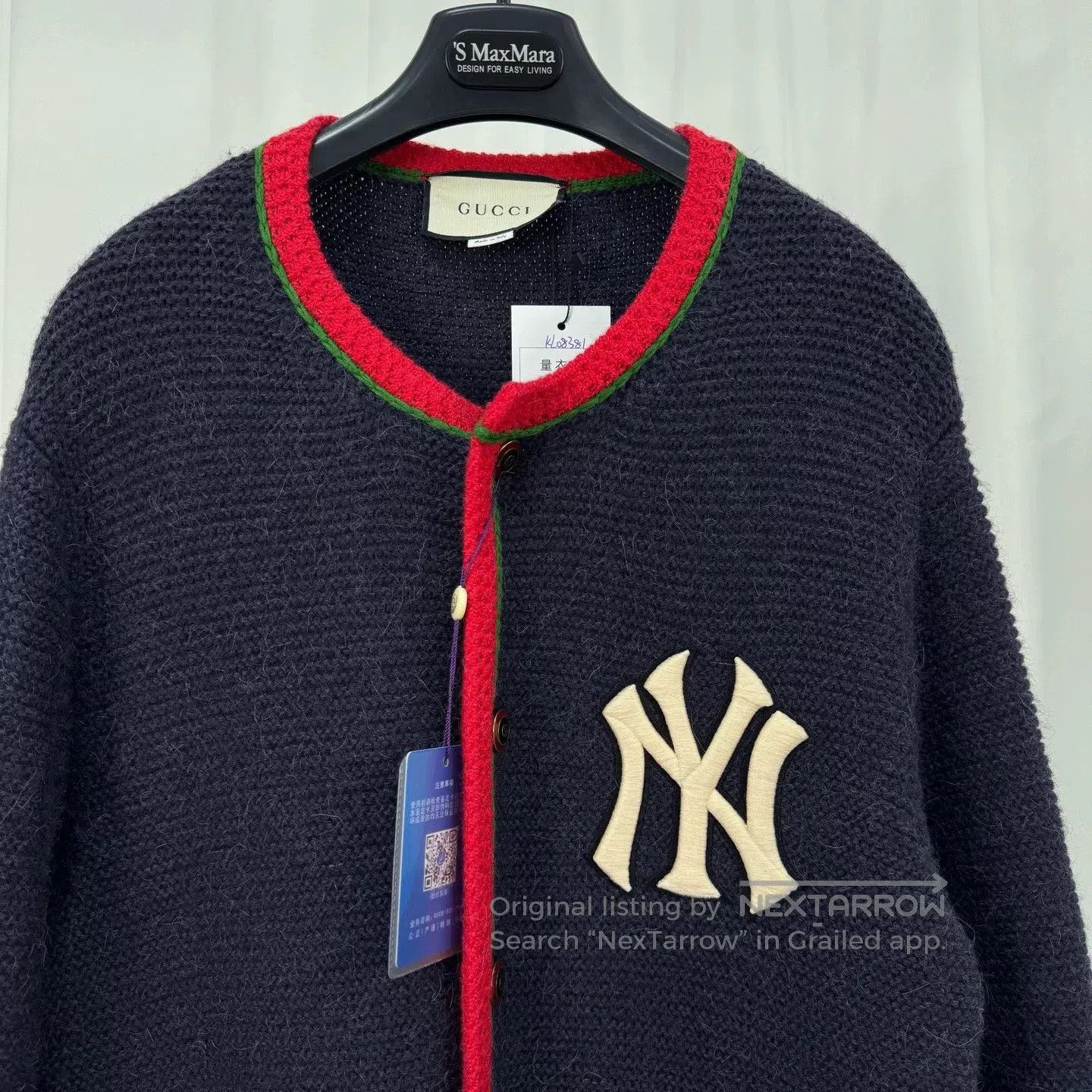 Gucci gucci MLB embroidered long knit cardigan. Size US L / EU 52-54 / 3 - 3 Thumbnail