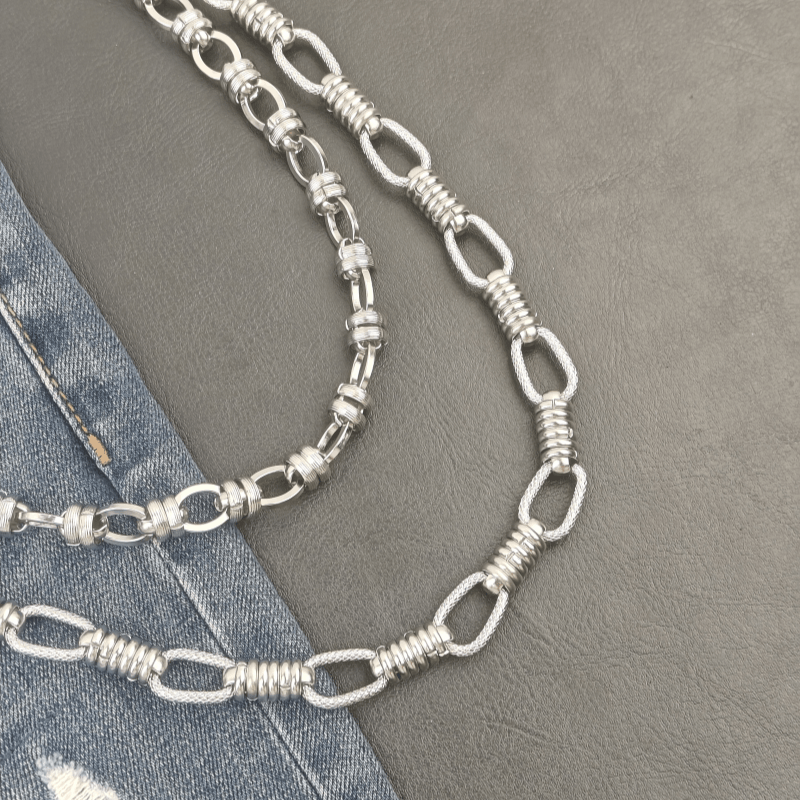Japanese Brand × Jewelry Minimalist Punk Pants Chain Stainless Steel Rock Style Size ONE SIZE - 5 Thumbnail