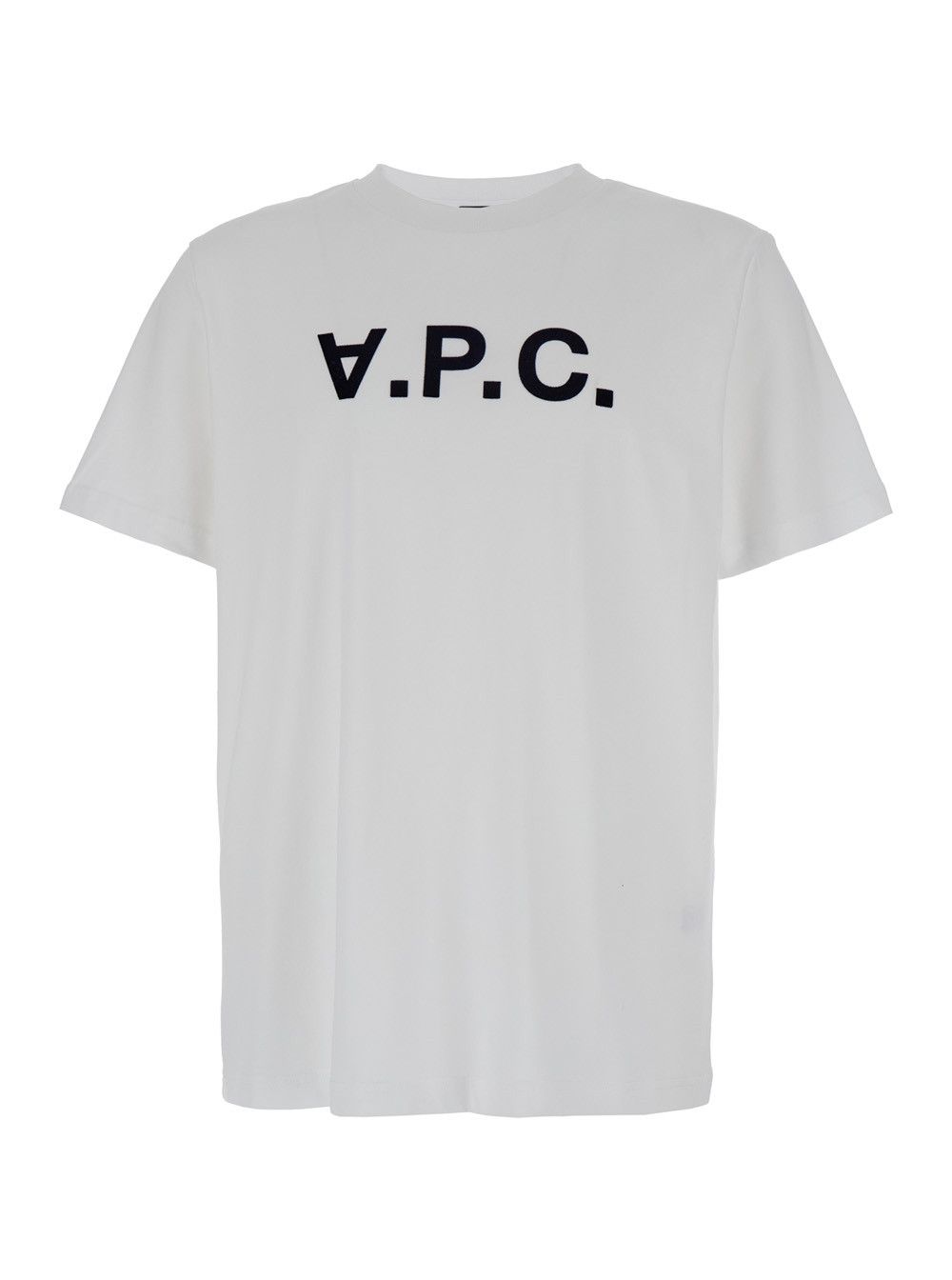 A.P.C. White oversized T-shirt with logo print on the front in cotton woman Size M / US 6-8 / IT 42-44 - 1 Thumbnail