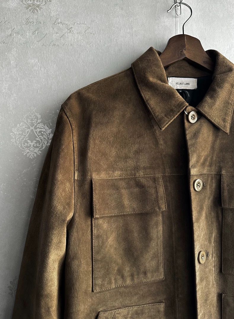 Helmut Lang HELMUT LANG Four pocket suede jacket Size US M / EU 48-50 / 2 - 3 Thumbnail