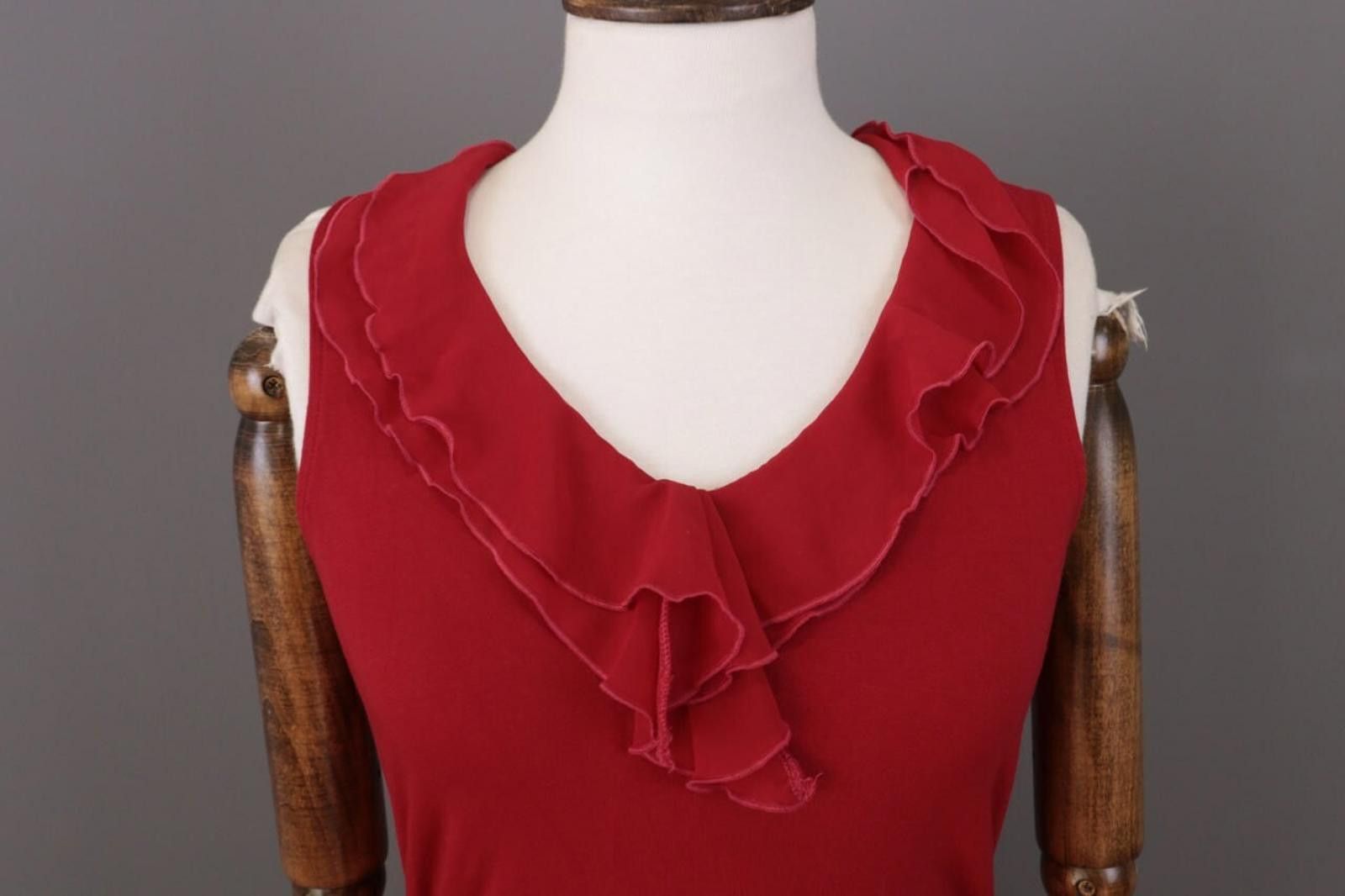 Lauren Ralph Lauren Lauren Ralph Lauren Red Evening Bodycon Tank Dress Size M Size M / US 6-8 / IT 42-44 - 4 Thumbnail