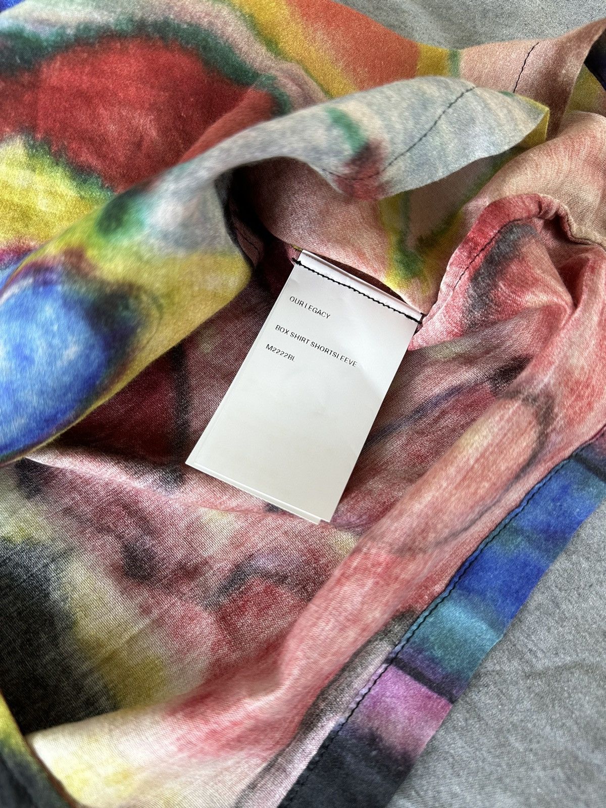 Our Legacy Our Legacy Multicolor Cotton Shirt Oversized Summer Art Tee Size US M / EU 48-50 / 2 - 4 Thumbnail