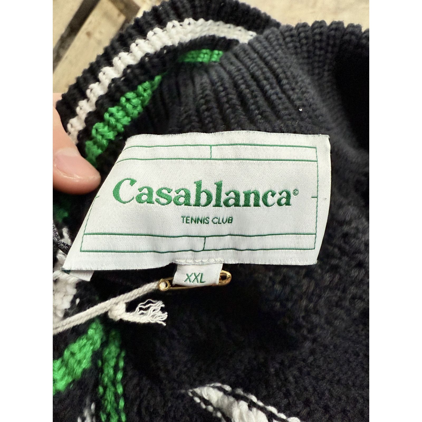 Casablanca Casablanca Crochet Tennis Shacket Black New XXL With Tags Size US XXL / EU 58 / 5 - 7 Thumbnail