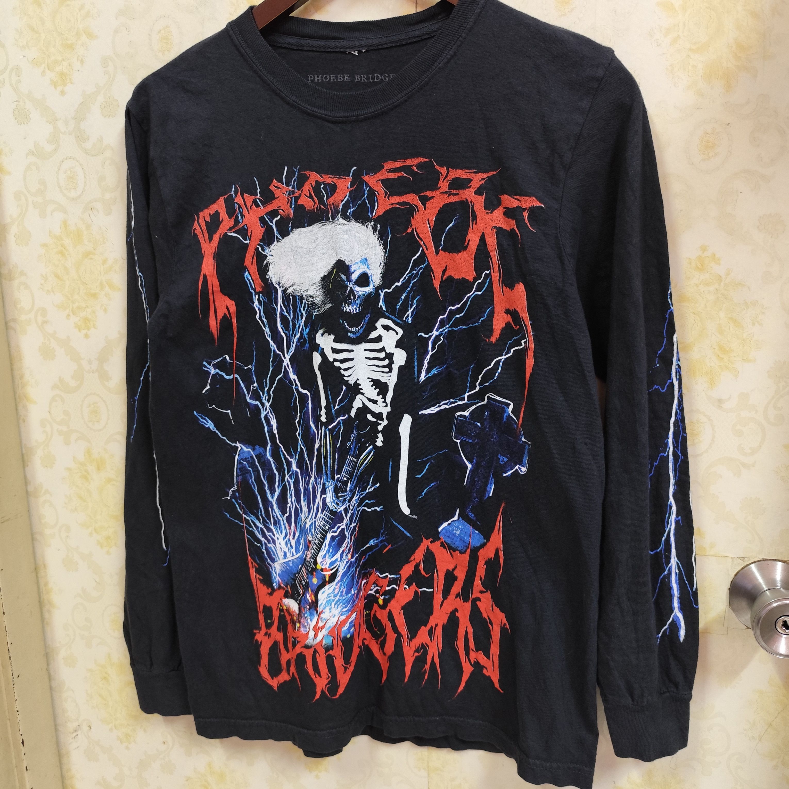 Band Tees × Vintage 🇺🇸PHOEBE BRIDGERS LONG SLEEVE SHIRT MADE IN USA Size US S / EU 44-46 / 1 - 3 Thumbnail