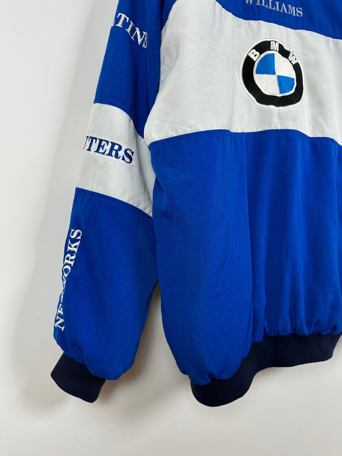 BMW Vintage BMW F1 Williams Ralf Schumacher Racing Bomber Jacket Size US XXL / EU 58 / 5 - 20 Thumbnail