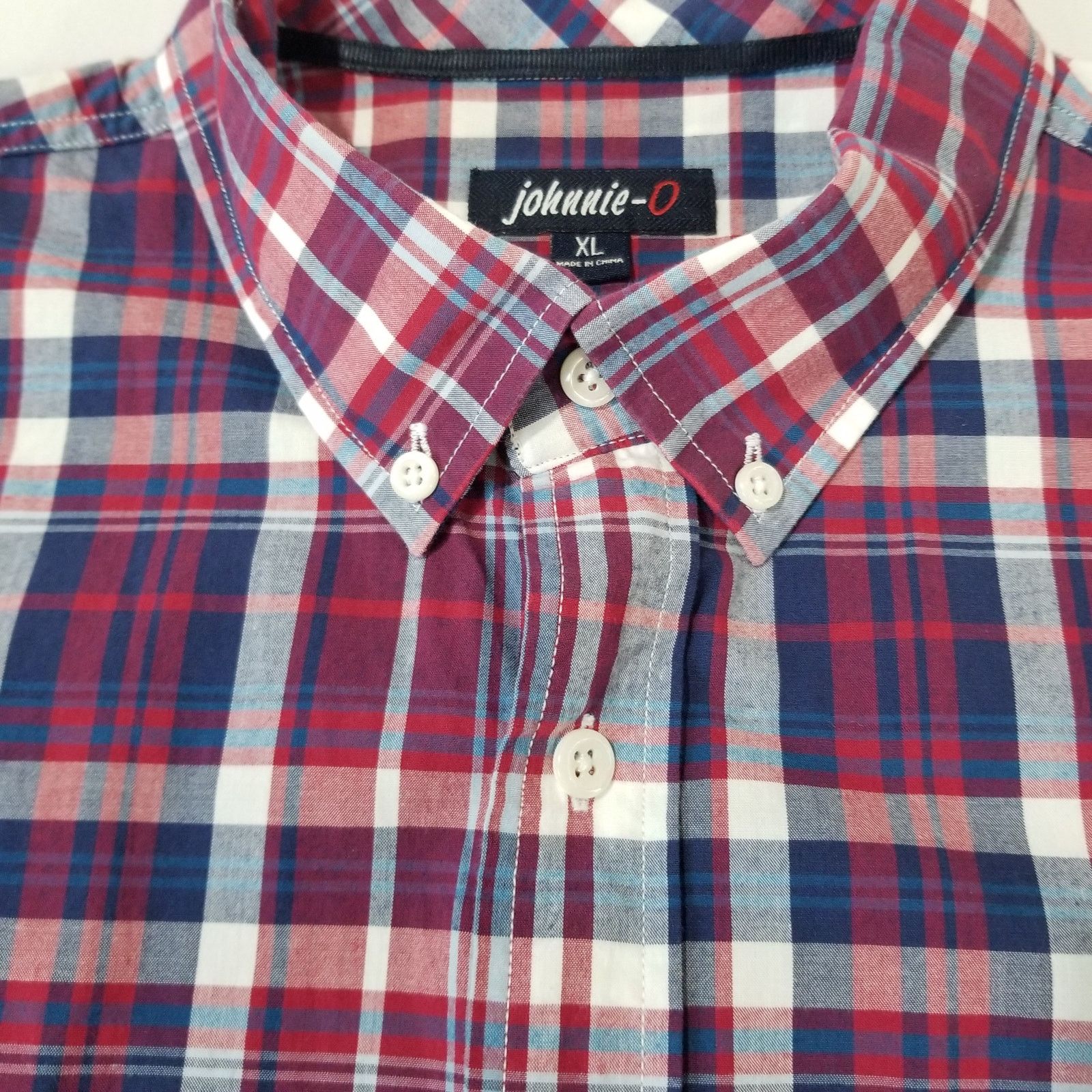 johnnie-O Johnnie-O Hangin Out Shirt XL Button Down Long Sleeve Plaid Size US XL / EU 56 / 4 - 4 Thumbnail