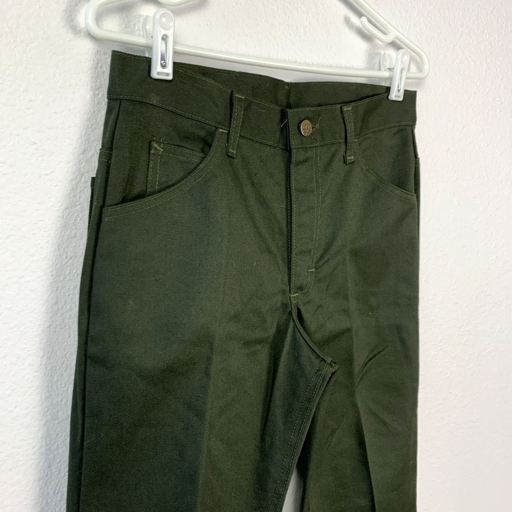Vintage VINTAGE Lee Riders Jeans Work Green 30x34 Regular 5-Pocket Denim Pants Straight Mens Lee Riders Green Jeans Size US 30 / EU 46 - 2 Thumbnail