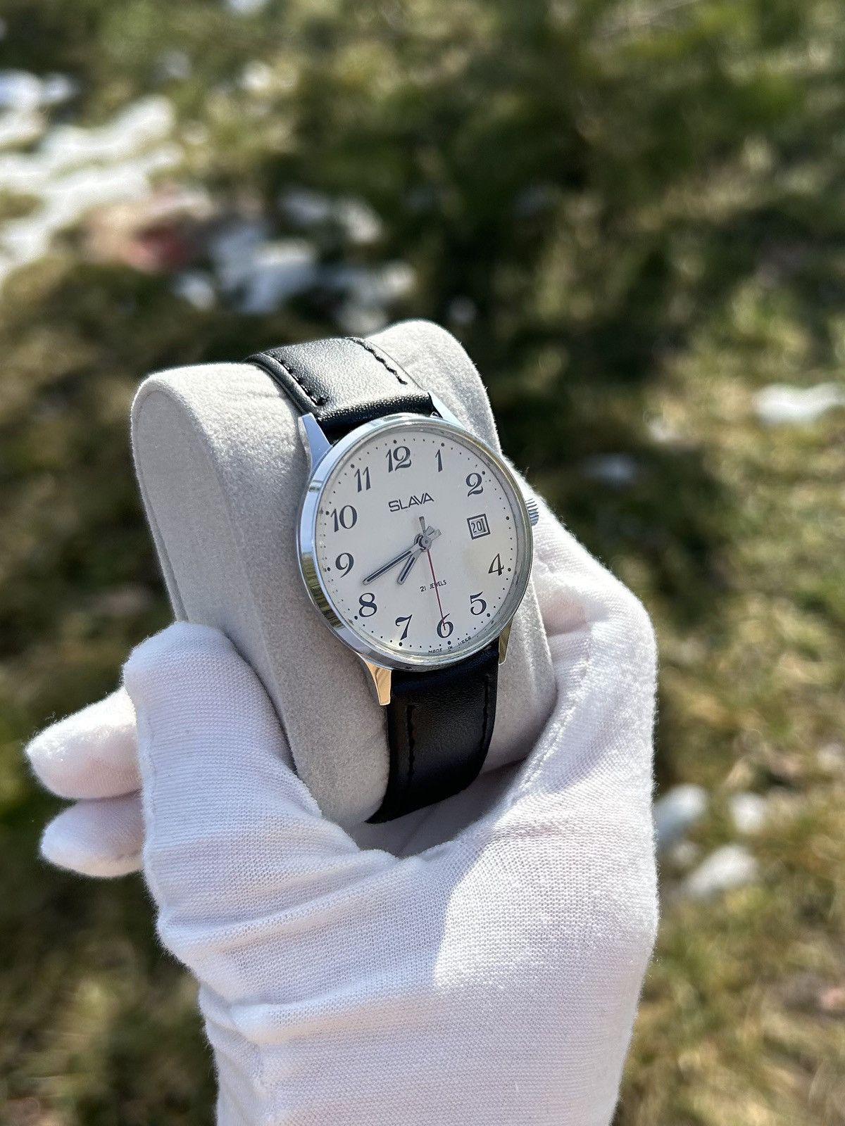 Vintage Vintage Watch Slava USSR Soviet Mechanical Retro 1980s Size ONE SIZE - 13 Thumbnail