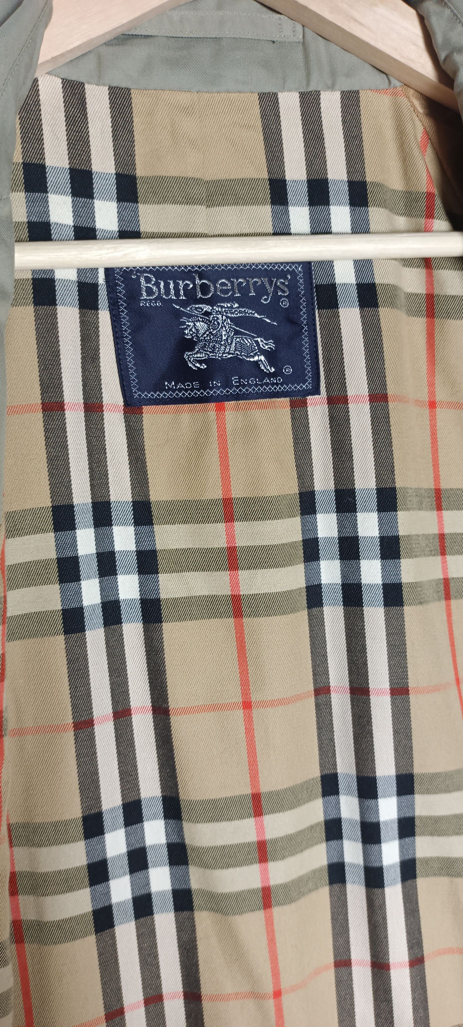 Burberry Vintage 90s 🔥Burberrys Nova Check Trench Coat Size US L / EU 52-54 / 3 - 6 Thumbnail