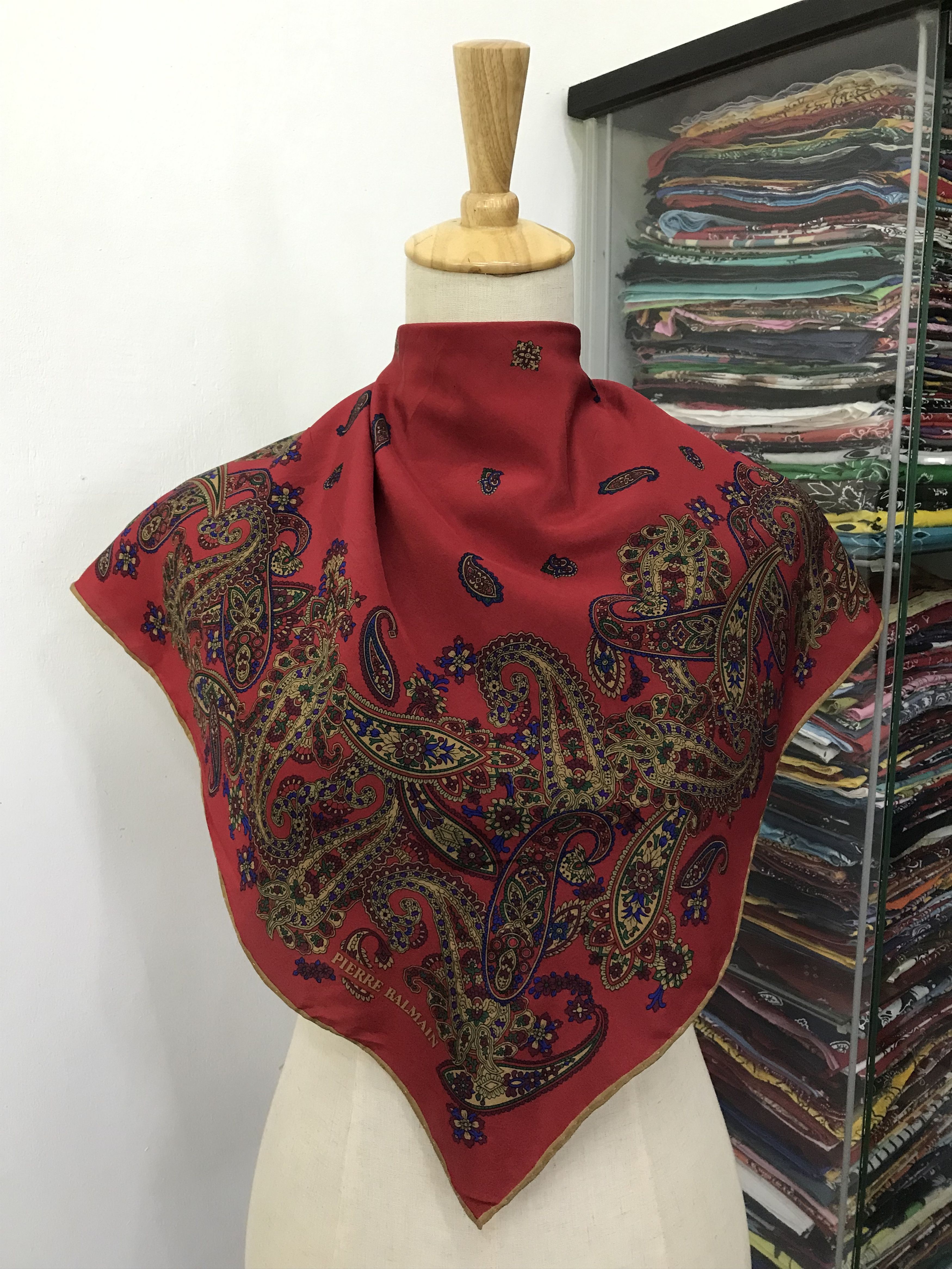 Vintage Pierre Balmain Silk Scarf