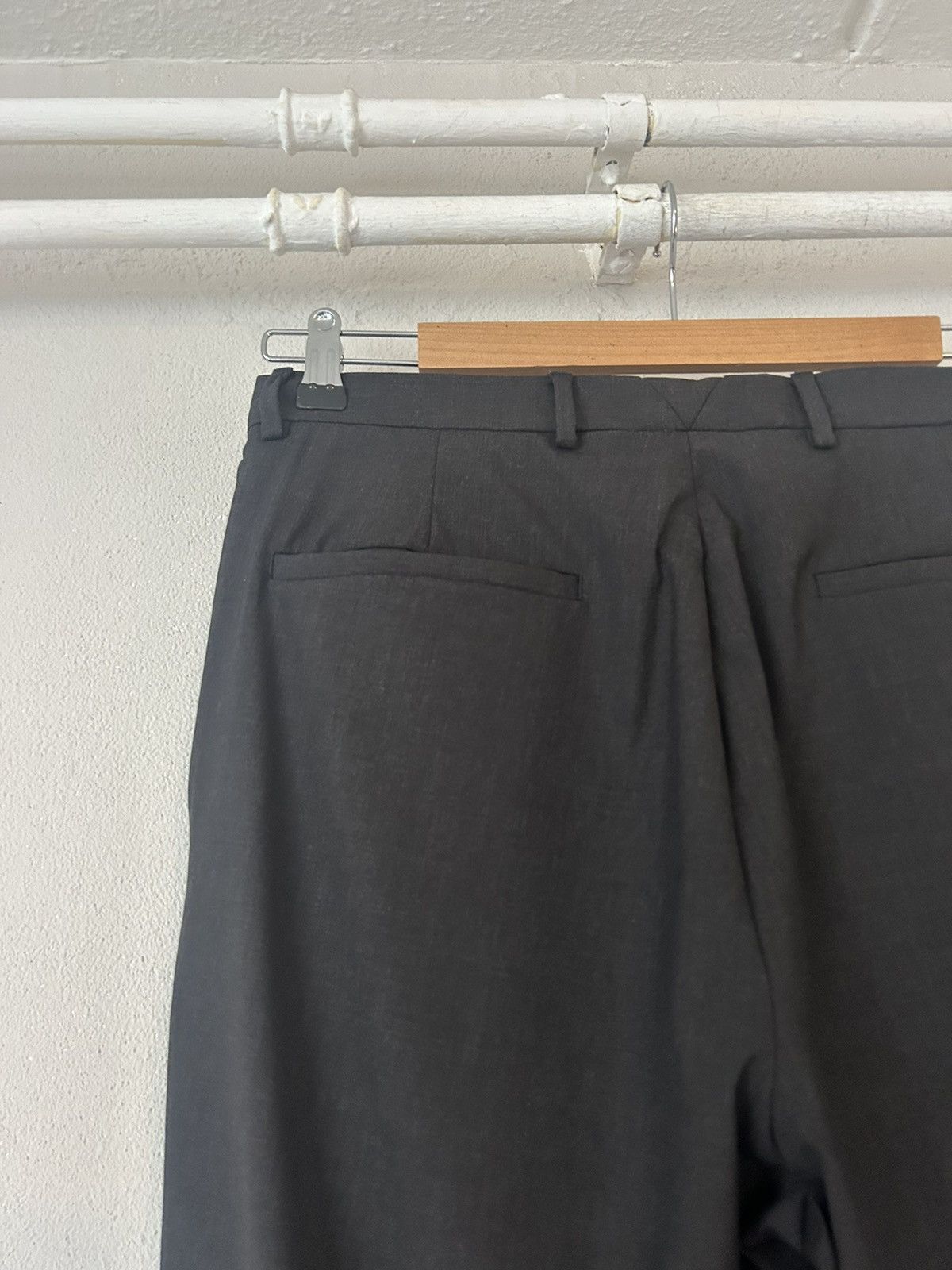 Prada Prada Black Wool Blend Slim Fit Trousers Size US 30 / EU 46 - 10 Thumbnail