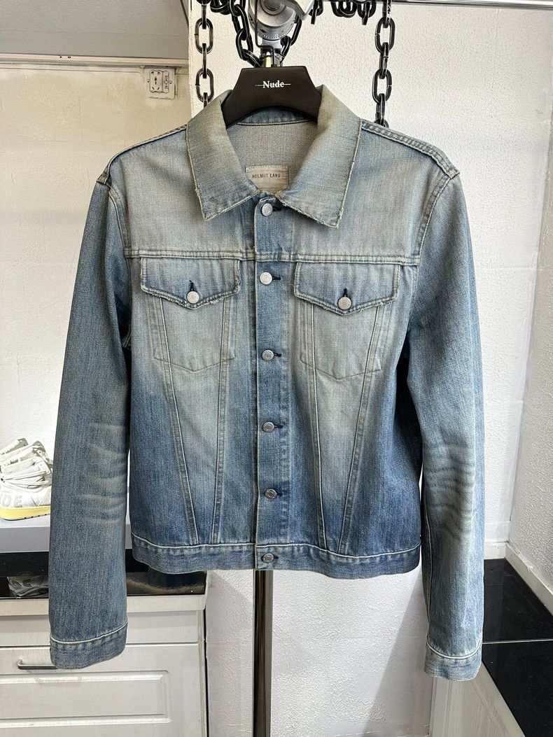 Helmut Lang HELMUT LANG size50 Water-washed denim jacket Size US M / EU 48-50 / 2 - 1 Thumbnail