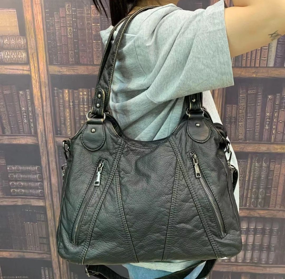 Vintage Fashion Distressed Y2K Hot Girl Shoulder Bag Size ONE SIZE - 2 Thumbnail