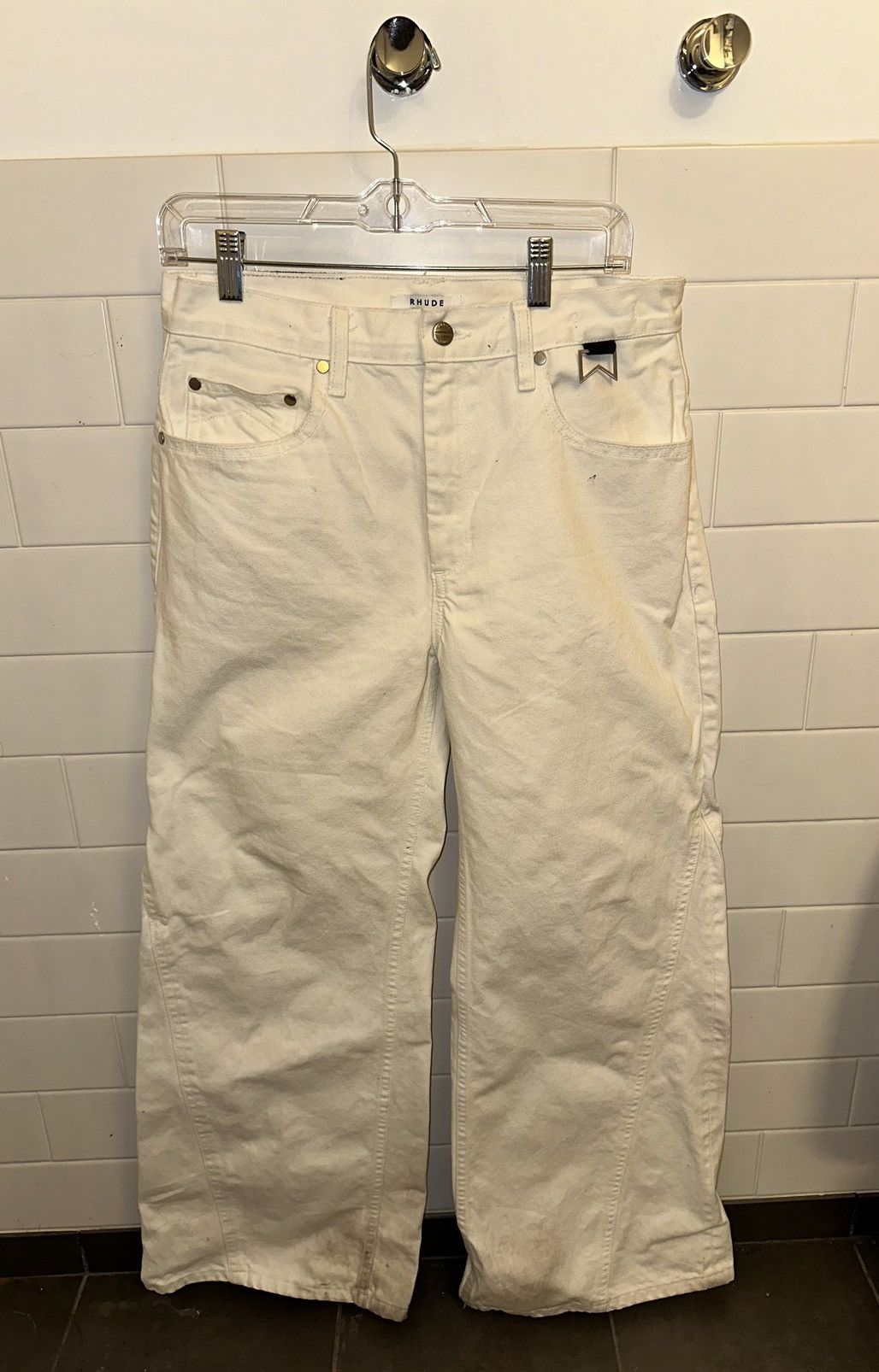Designer × Rhude RHUDE DENIM FLARES Size US 28 / EU 44 - 1 Thumbnail