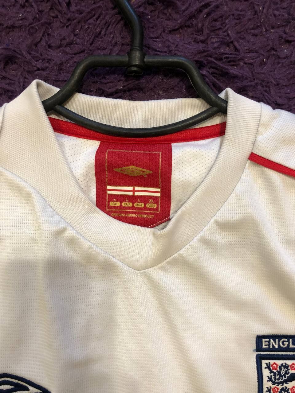 Umbro Vintage Streetwear T-Shirt Jerseys Umbro England football Size US L / EU 52-54 / 3 - 8 Thumbnail