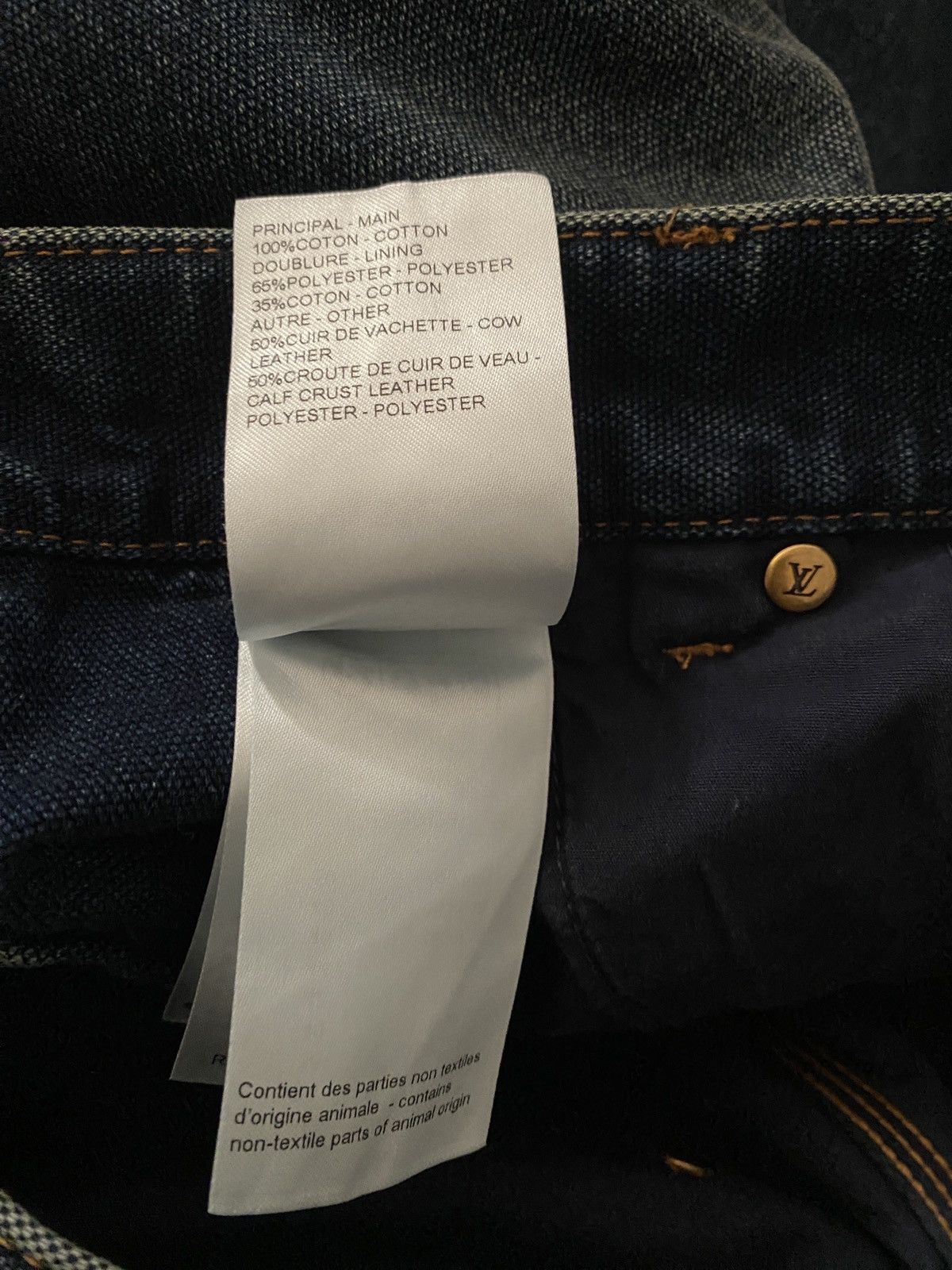 Louis Vuitton Louis Vuitton FW25 Denim Workwear Shorts 32 1AILT8 Size US 32 / EU 48 - 10 Thumbnail