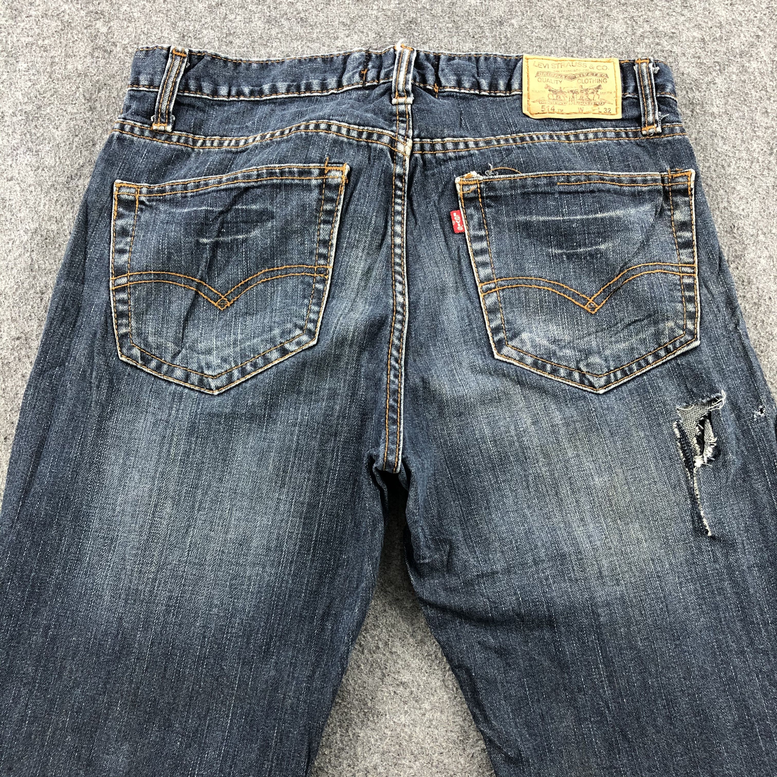 Levi's × Vintage Vintage 90s Blue Wash Levis 514 Jeans-JM1956 Size US 33 - 5 Thumbnail