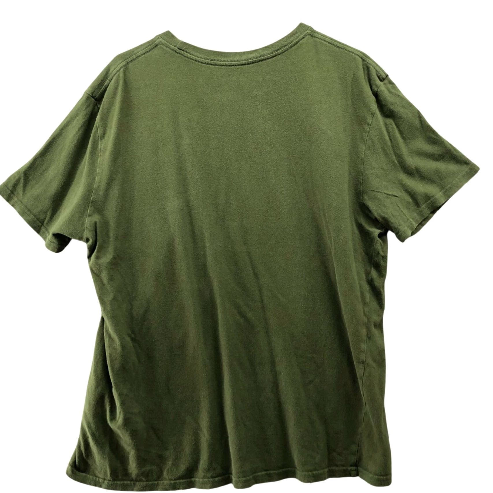 Lucky Brand LUCKY BRAND Graphic Print T-Shirt Mens L Olive Green Short Sleeve Crew Neck Cotton Size US L / EU 52-54 / 3 - 2 Thumbnail