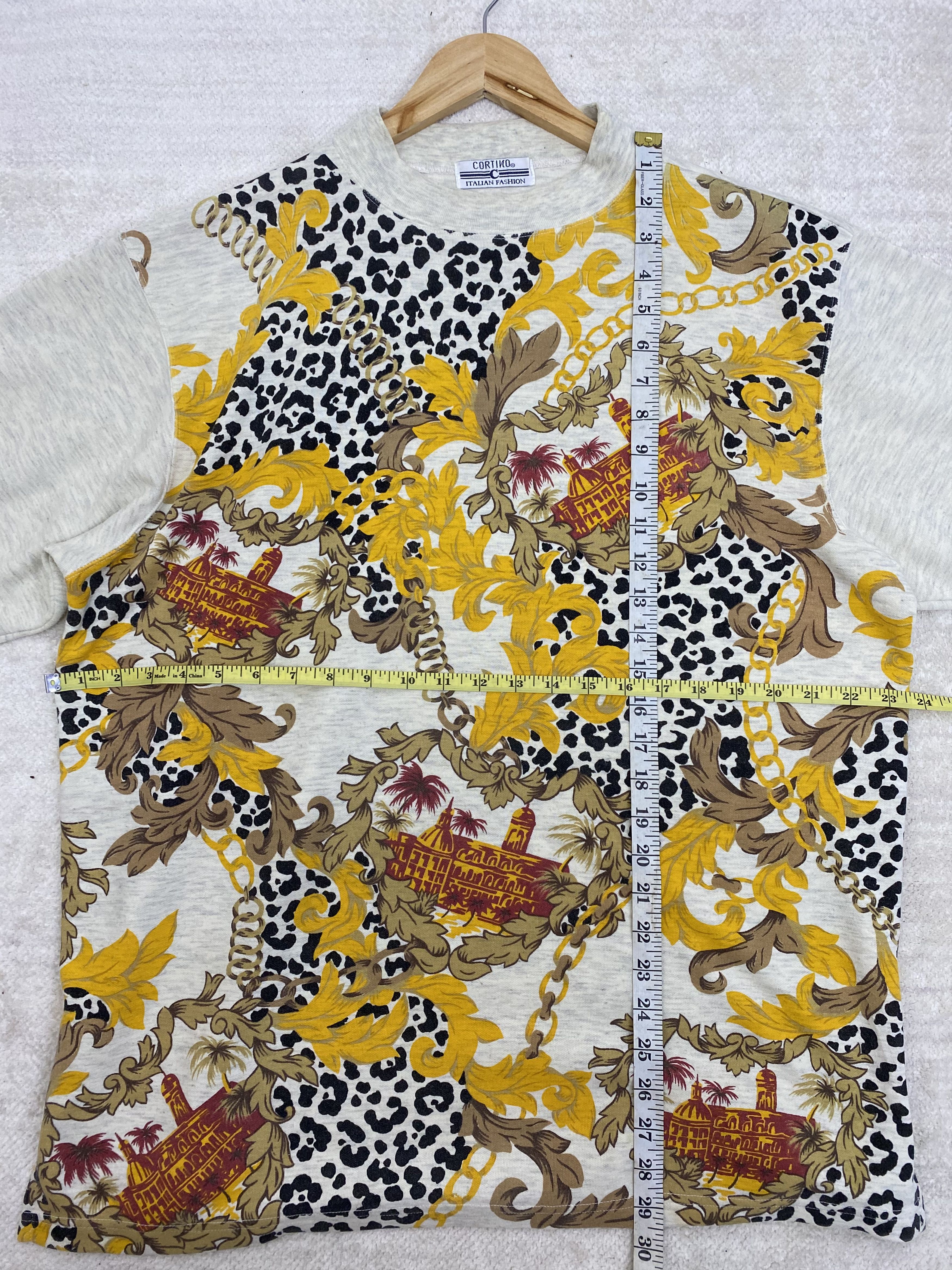 Vintage Baggy Sweatshirt Cortino Italian Fashion Size XL / US 12-14 / IT 48-50 - 6 Thumbnail