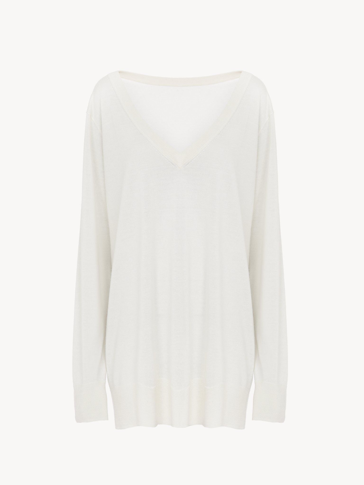 Chloe o1loc1c0325 CHC24 Pullover in White Powder Size S / US 4 / IT 40 - 1 Thumbnail