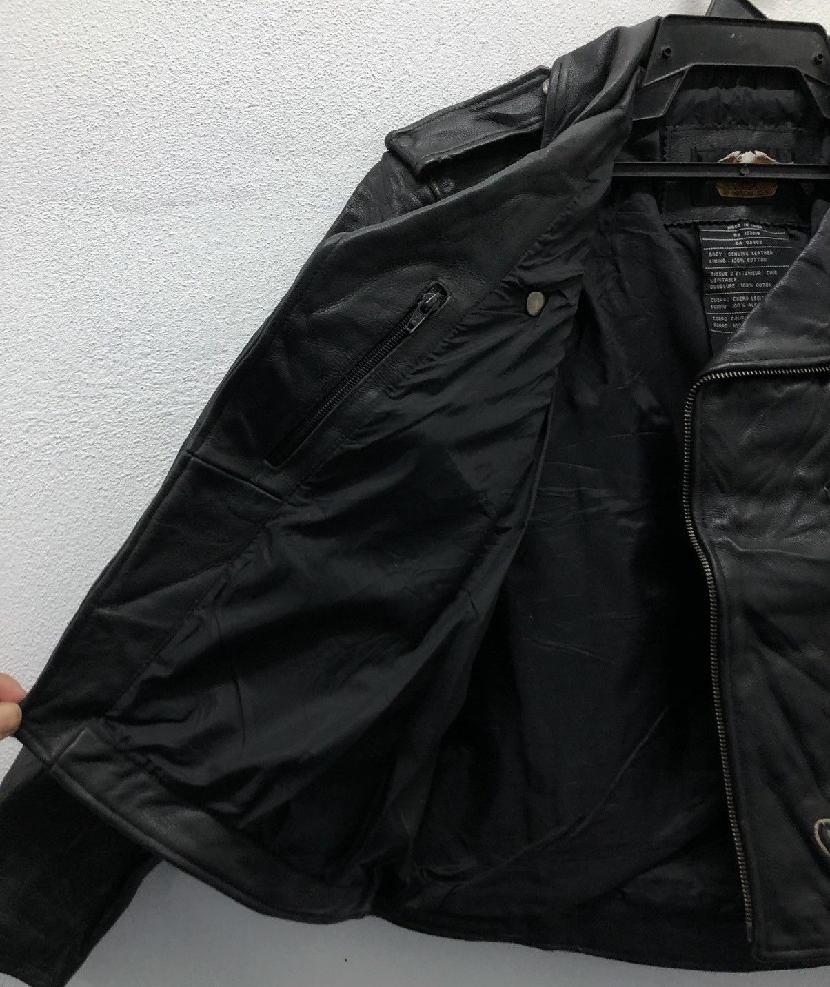Harley Davidson Vintage Harley Davidson Motorcycles Leather Jacket Size US L / EU 52-54 / 3 - 16 Thumbnail