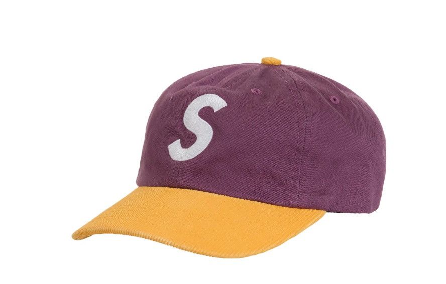 Supreme SS24 2-Tone S Logo 6-Panel in Dusty Purple (OS)