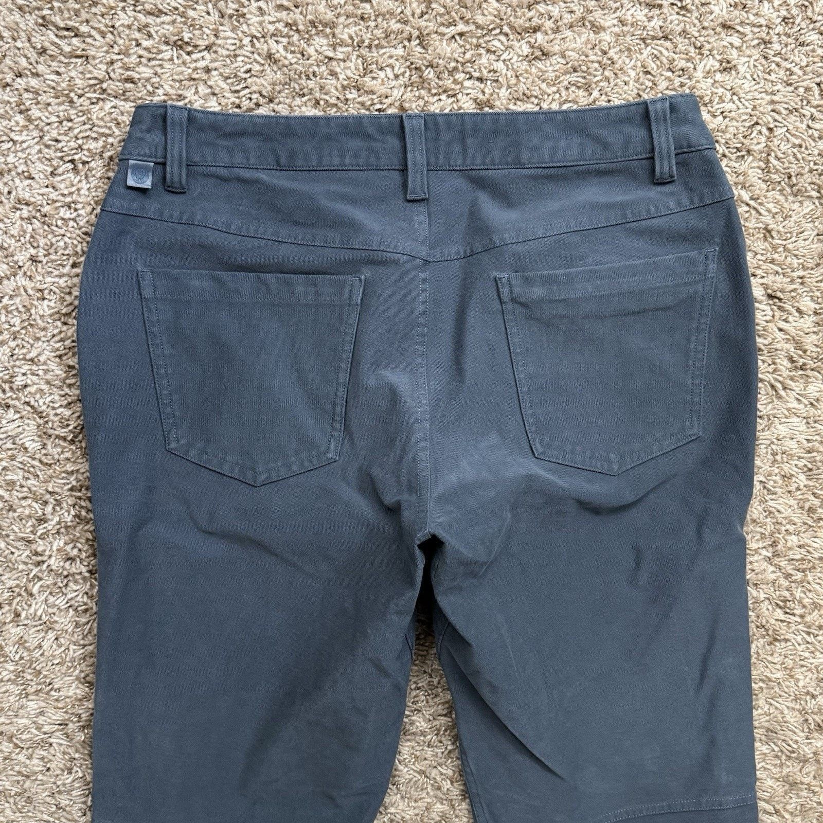 Lululemon LuluLemon Cotton 5 Pocket ABC Pants Chino Athletic Slim Blue Size US 30 / EU 46 - 6 Thumbnail