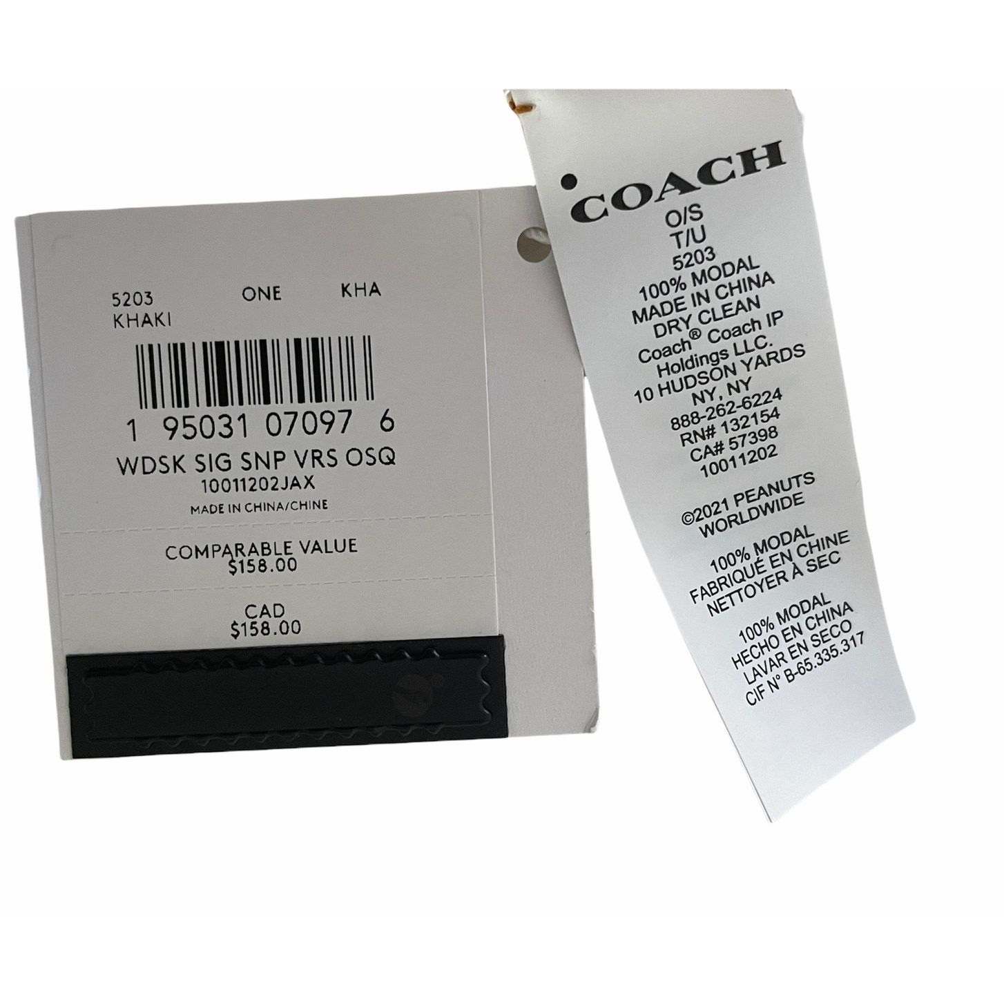 Coach Coach X Peanuts Snoopy Signature Oversized Square Scarf Size ONE SIZE - 5 Thumbnail
