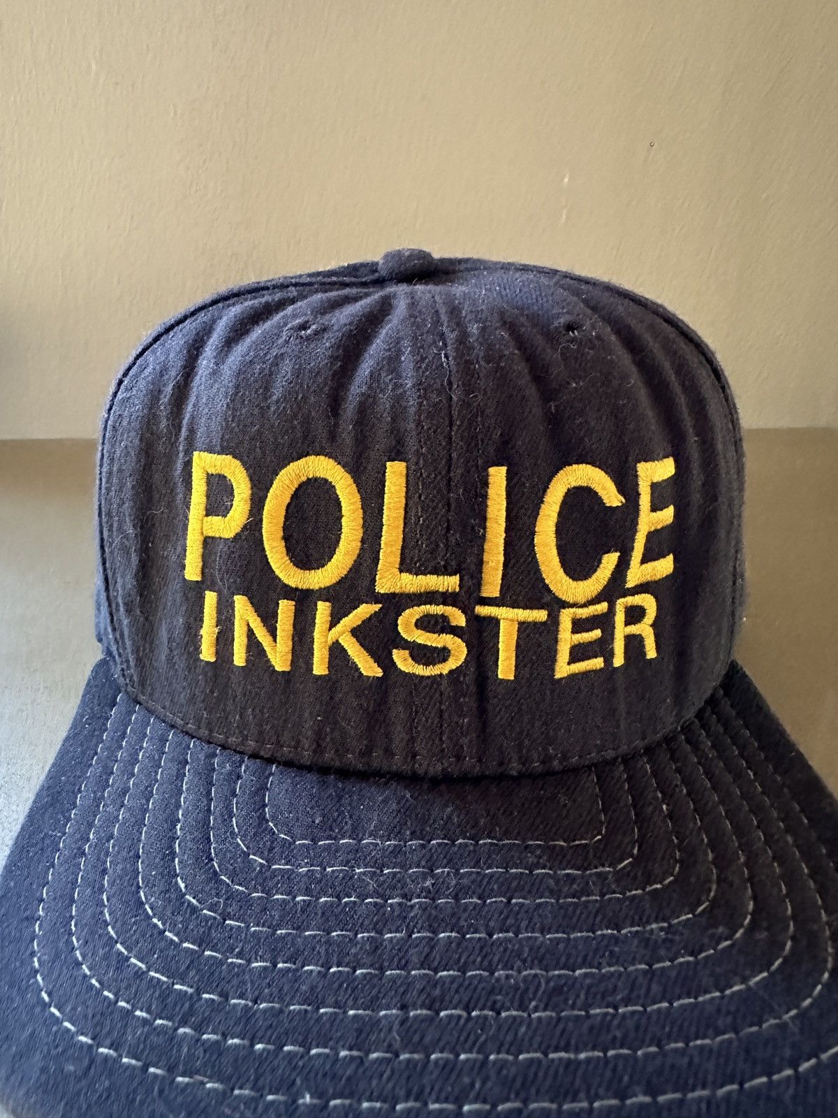 New Era Vintage Inkster Police Embroidered Snapback Hat Detroit Size ONE SIZE - 2 Thumbnail