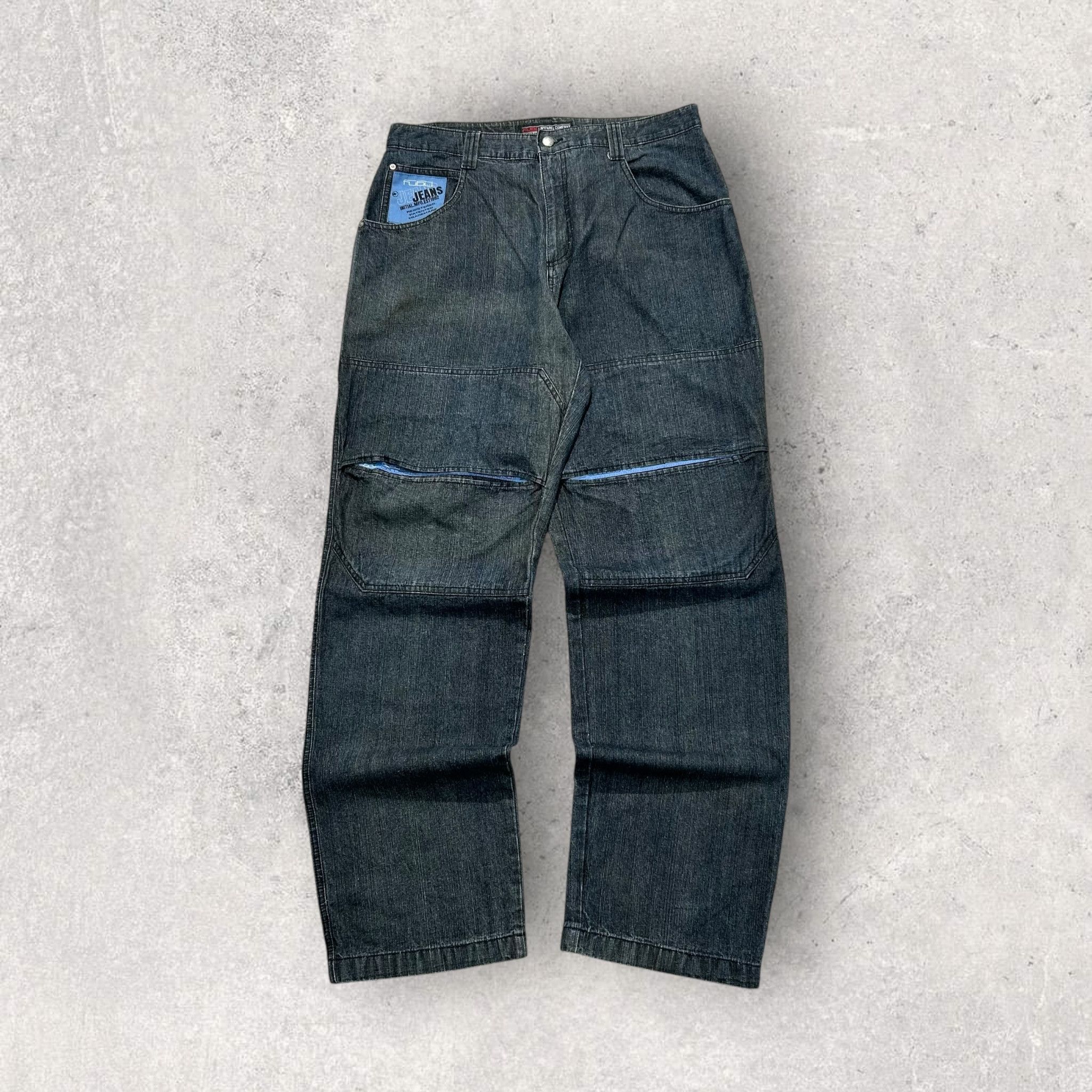 Fubu × Vintage Vintage FUBU Jeans Wide Leg Baggy Fit 34 Size US 34 / EU 50 - 2 Thumbnail