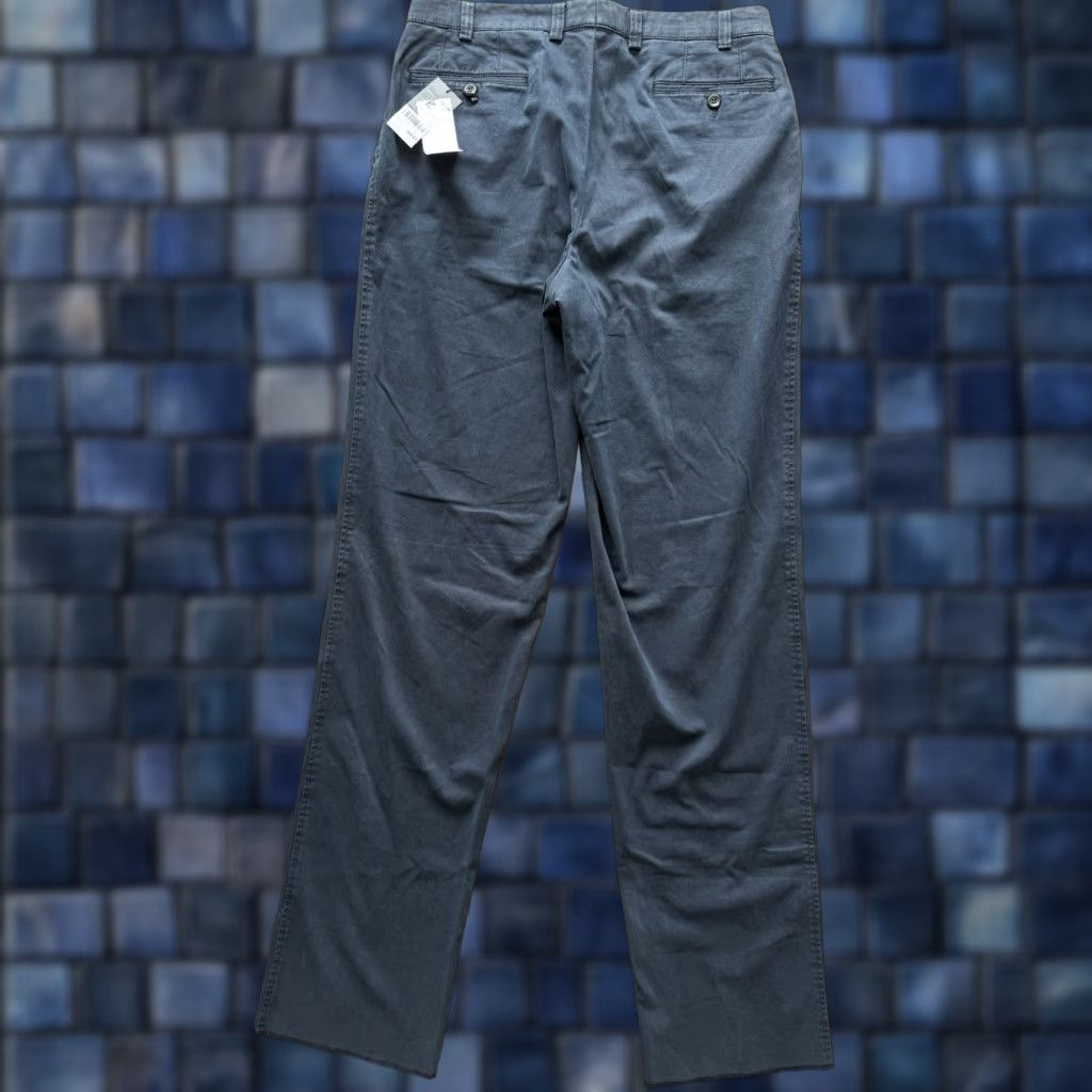 Vintage Hiltl Napa Twill Pants Men 35 Blue Straight Leg 5-Pocket Middle Rise Regular Fit Size US 35 - 1 Thumbnail
