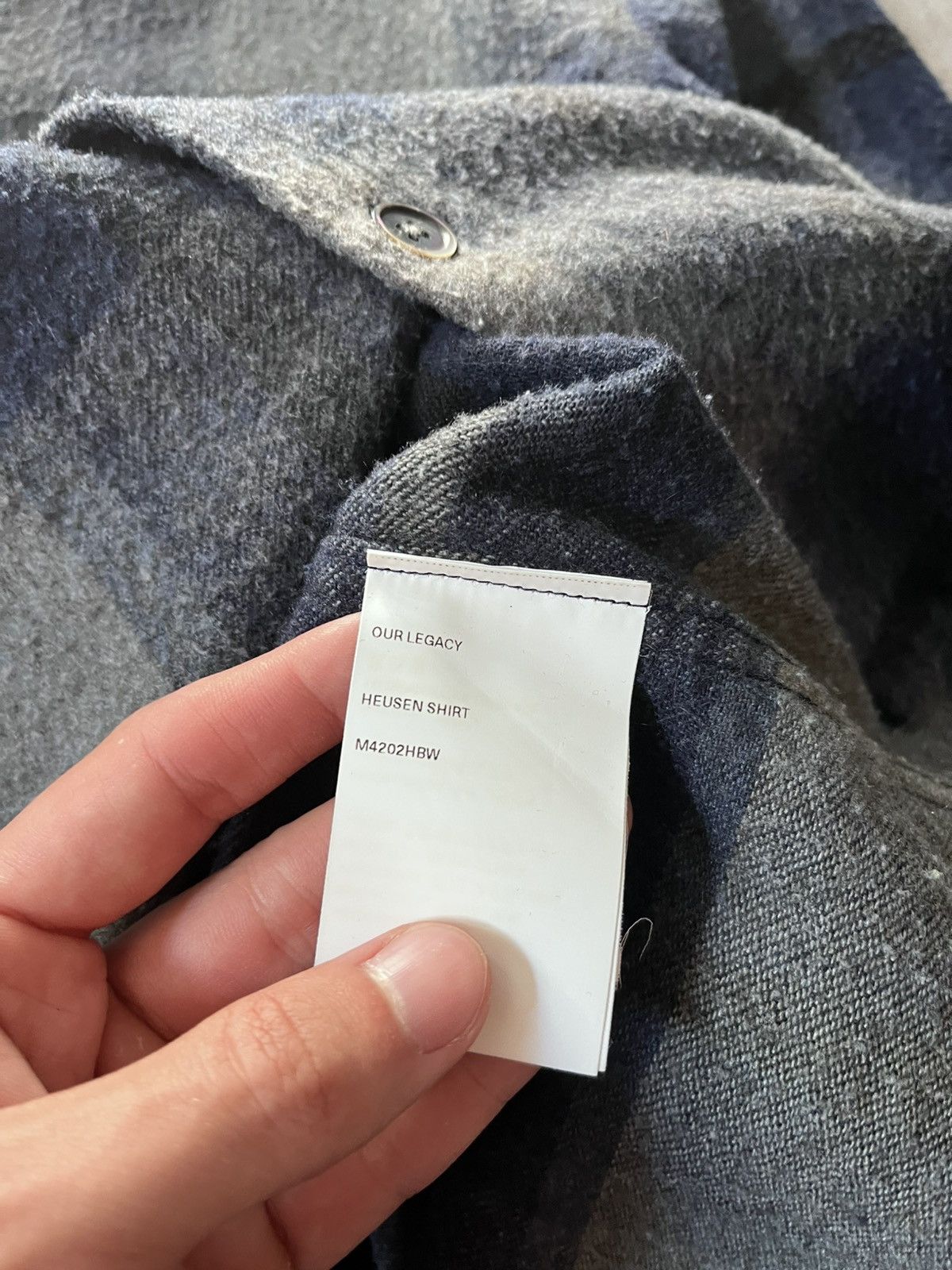 Our Legacy Our Legacy heusen shirt wool flannel overshirt Size US M / EU 48-50 / 2 - 11 Thumbnail