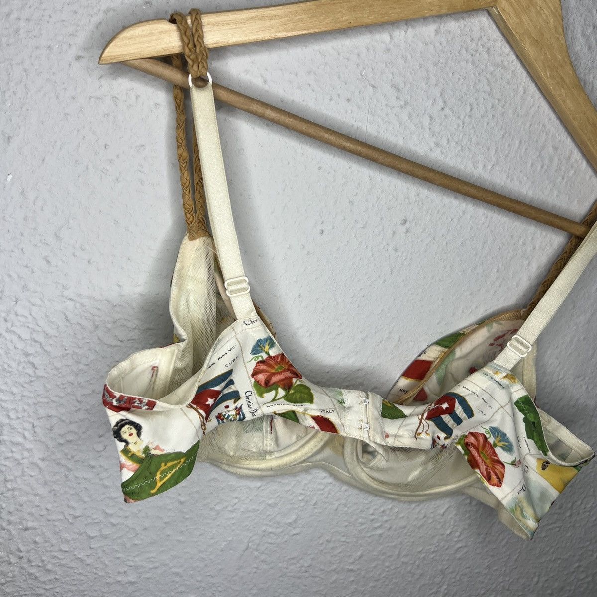 Christian Dior Monsieur Christian Dior Tank Top Bra Multicolor Full Print Designer Size M / US 6-8 / IT 42-44 - 6 Thumbnail