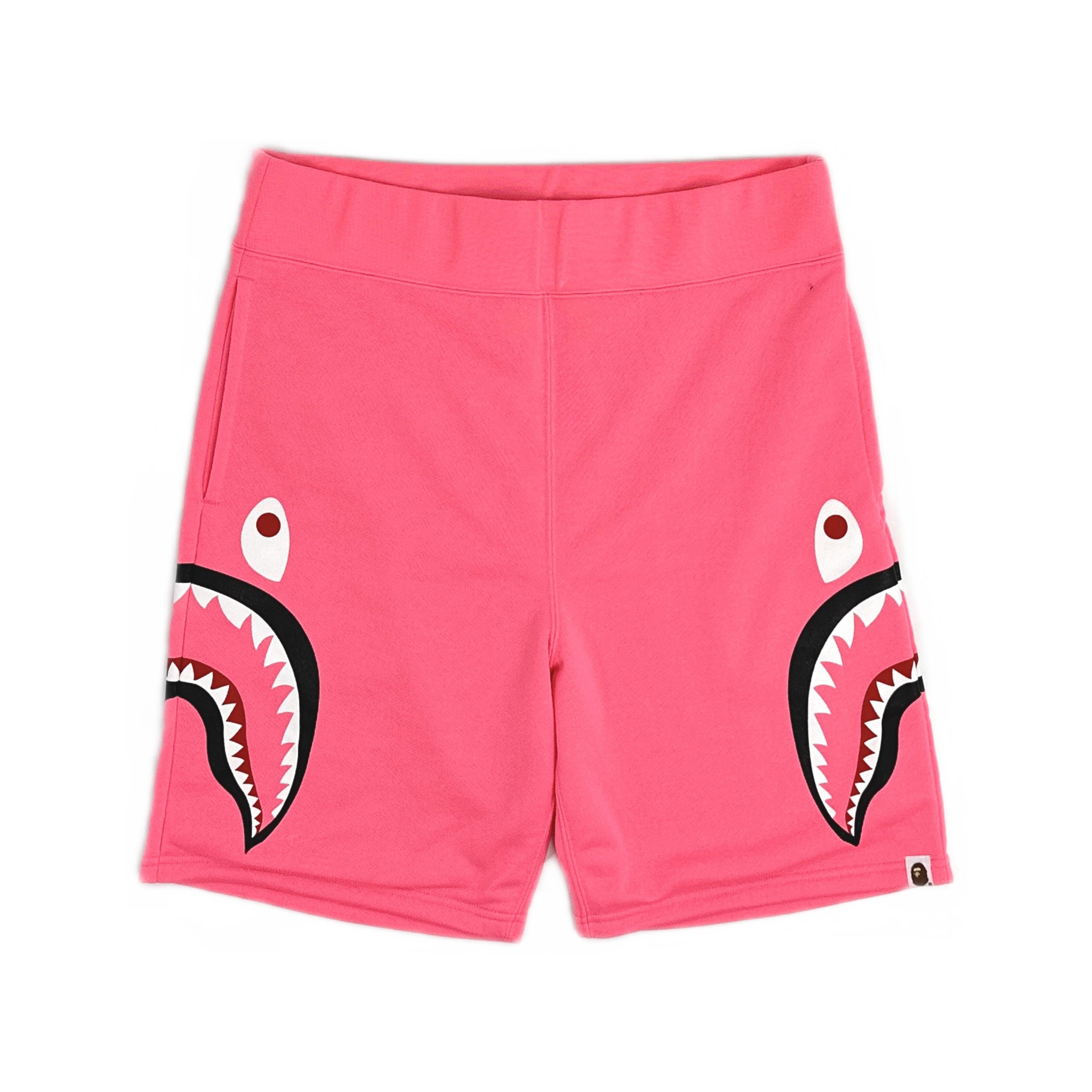 Bape A Bathing Ape Pink Shark Shorts Size XL Size US 36 / EU 52 - 1 Thumbnail