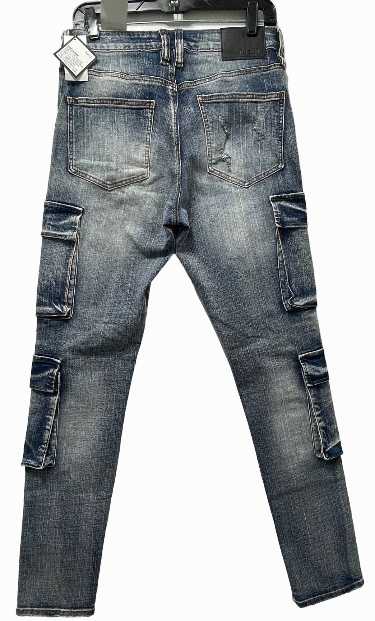 rue21 Rue 21 - Men's Supreme Flex Skinny Jeans - Blue - 32 x 34 Size US 32 / EU 48 - 2 Thumbnail