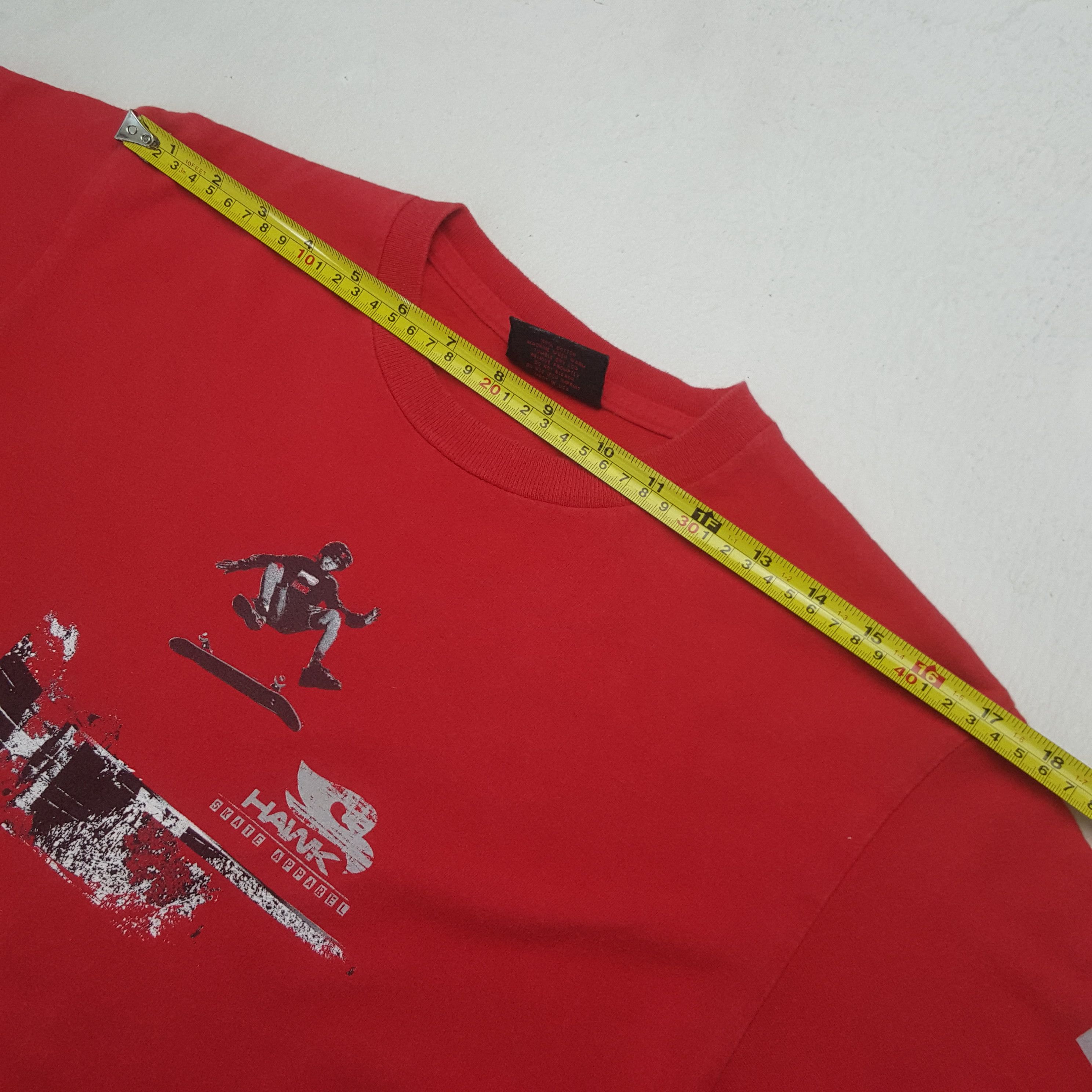 Hawk Vintage Hawk Skateboard Tshirt Size US XL / EU 56 / 4 - 5 Thumbnail