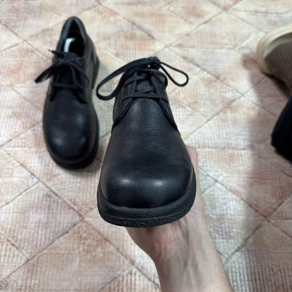 Genuine Leather × Mephisto Mephisto Leather Derby Black Shoes High Quality Casual Hype Size US 7 / EU 40 - 8 Thumbnail