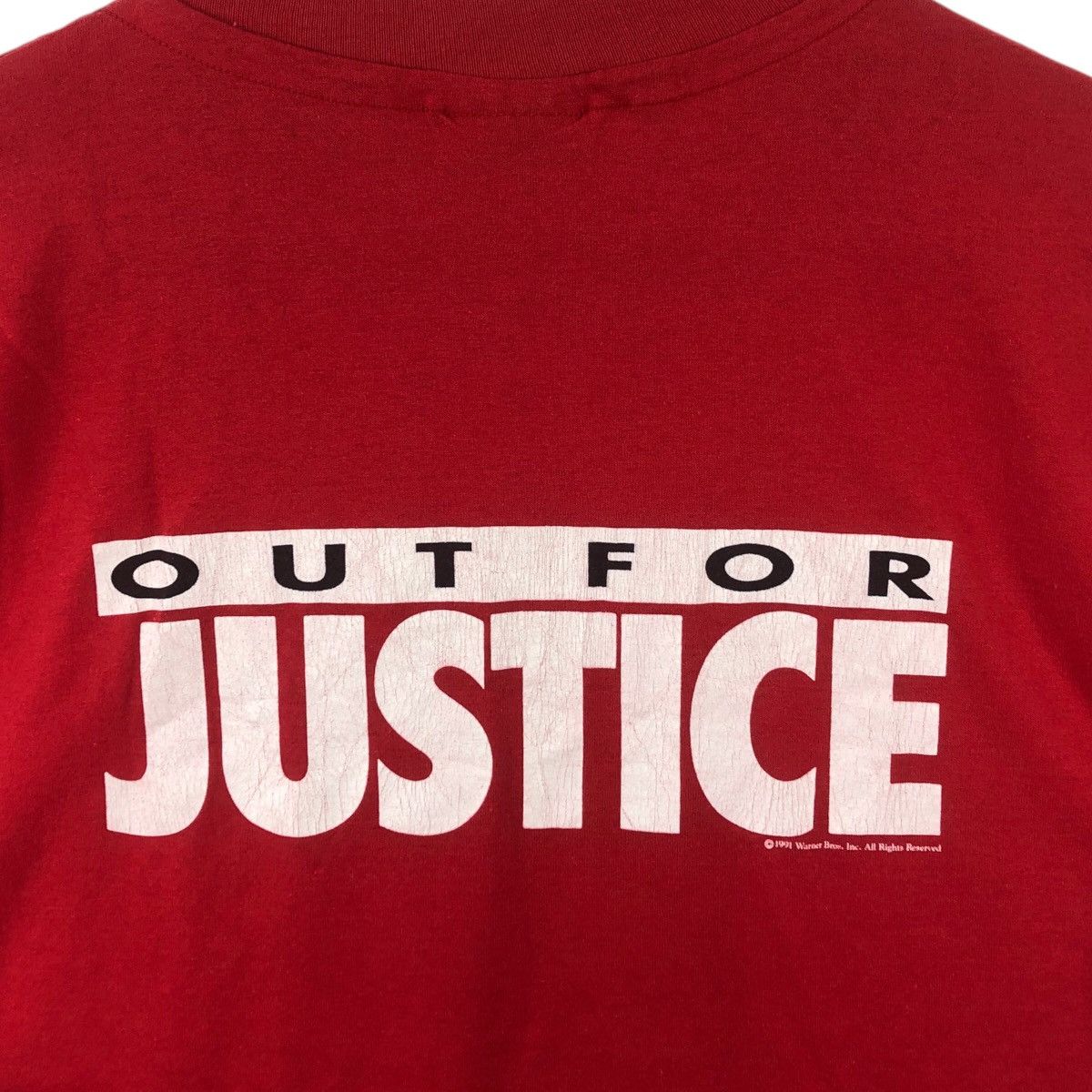 Other Vintage 1991 OUT FOR JUSTICE Steven Seagal Movie Tee Shirt Size US L / EU 52-54 / 3 - 4 Thumbnail
