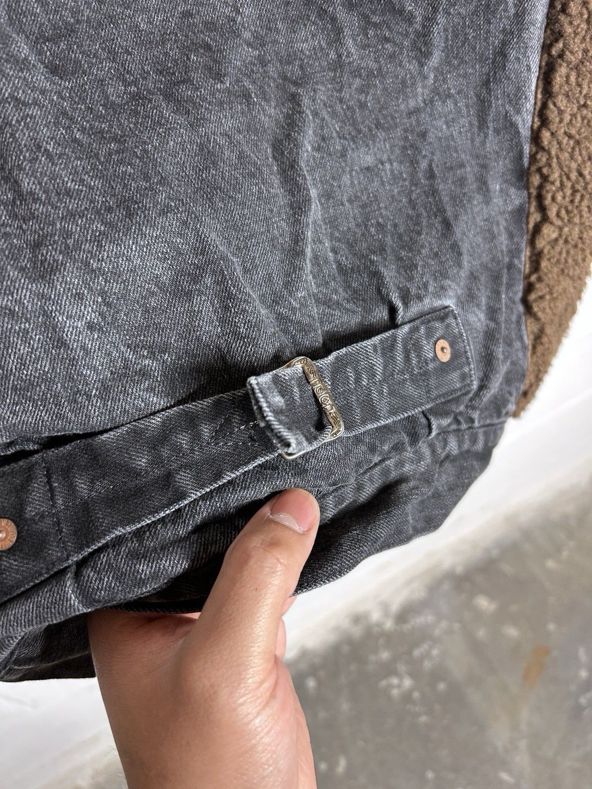 RRL Ralph Lauren RRL Ralph Lauren Faux Grizzly Fleece Denim Shearling Jacket Size S / US 4 / IT 40 - 6 Thumbnail