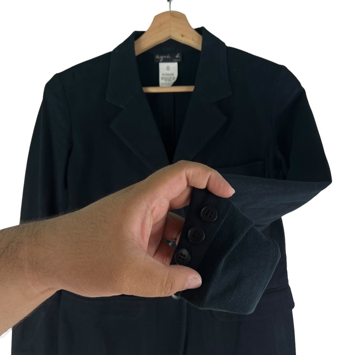 agnes b. 🔥VINTAGE BUTTON JACKET AGNES B. ISSEY MIYAKE Size US S / EU 44-46 / 1 - 5 Thumbnail